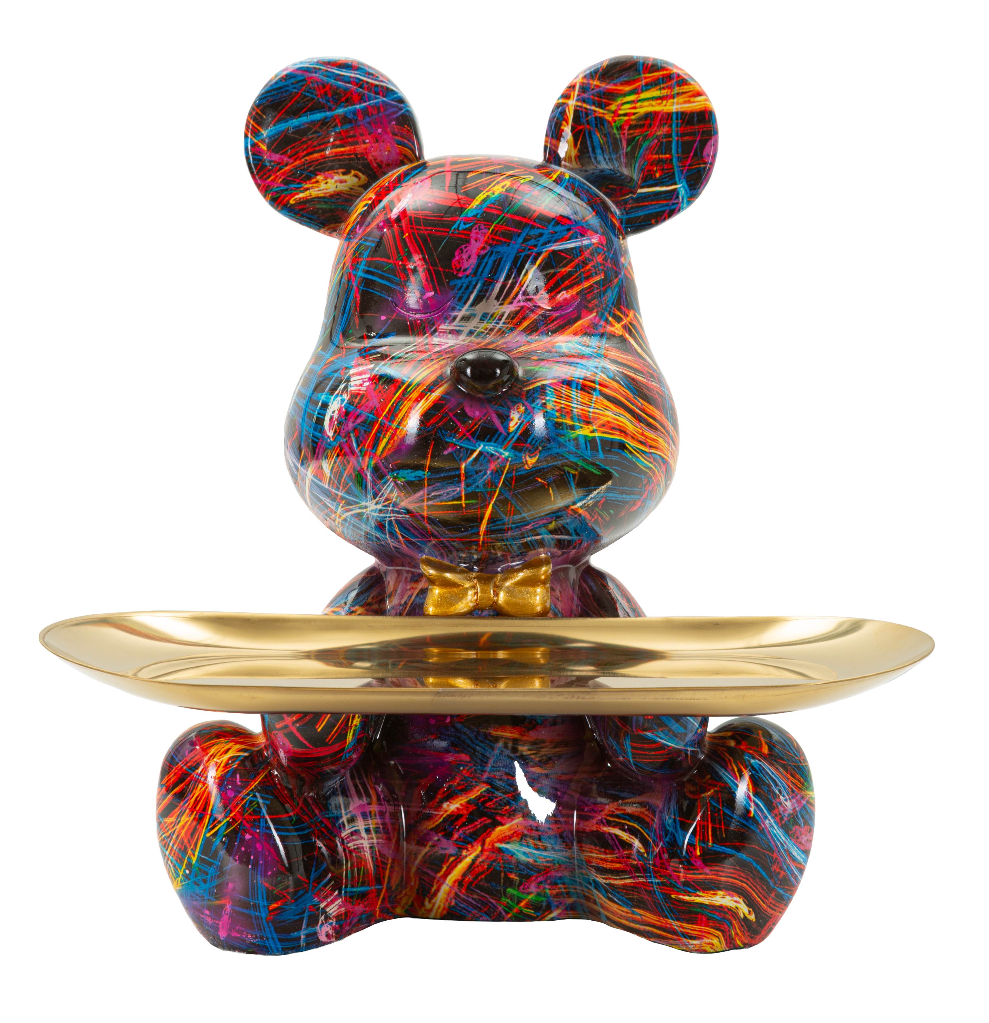 Dekofigur Streetart Schalenbär Psyco