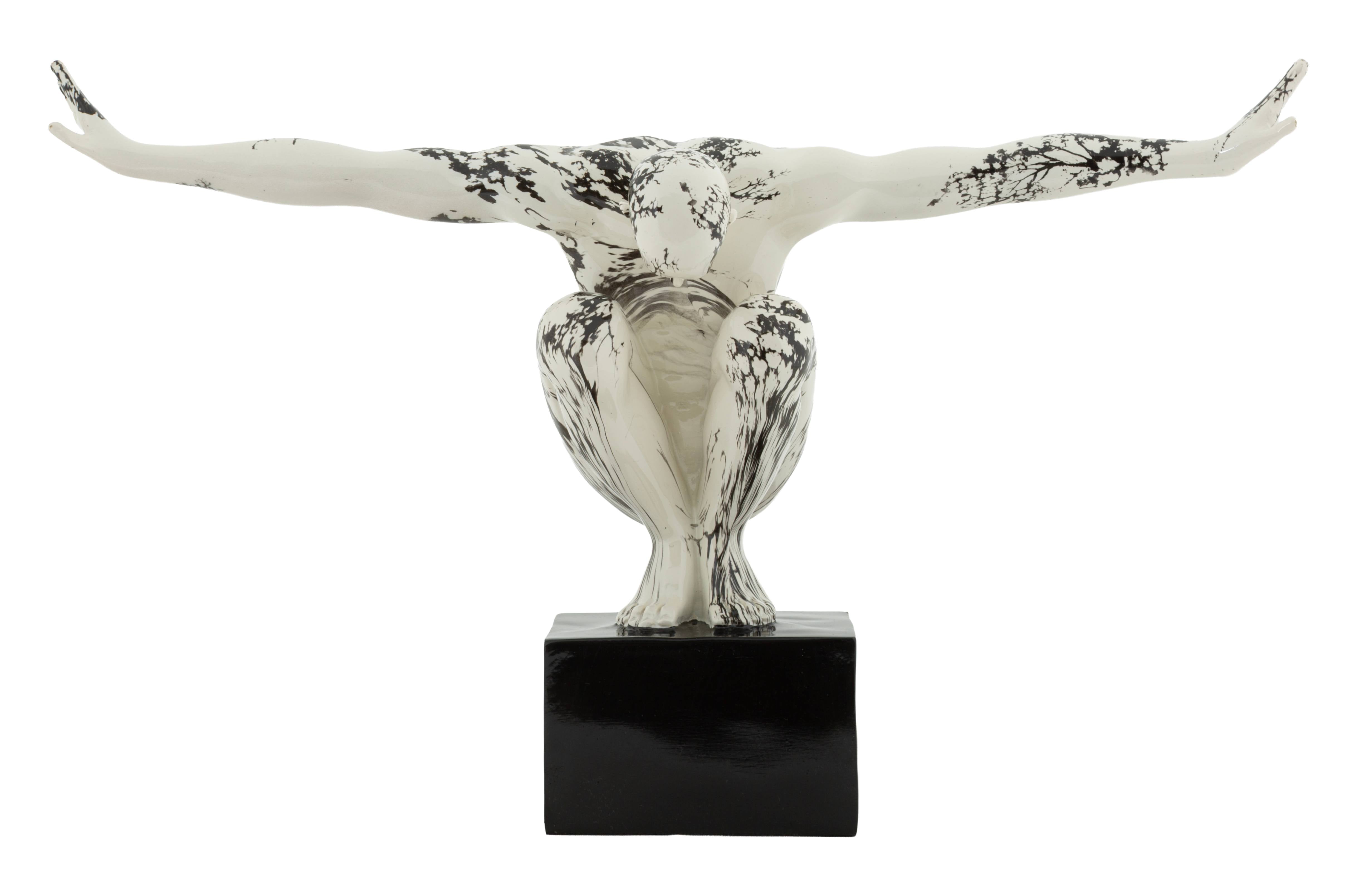 Dekofigur Gymnastik Skulptur Okinawa modern 50 cm