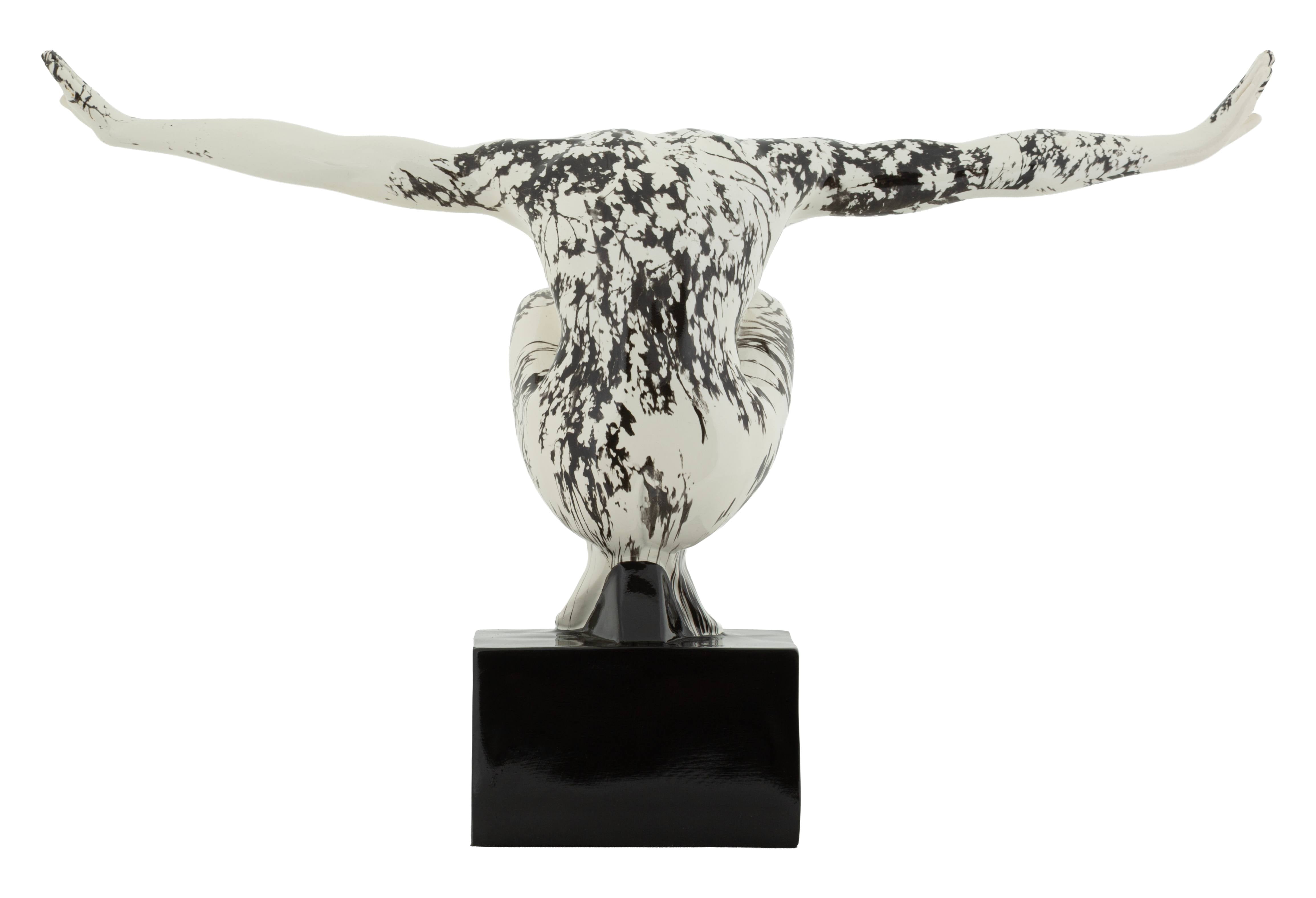 Dekofigur Gymnastik Skulptur Okinawa modern 50 cm