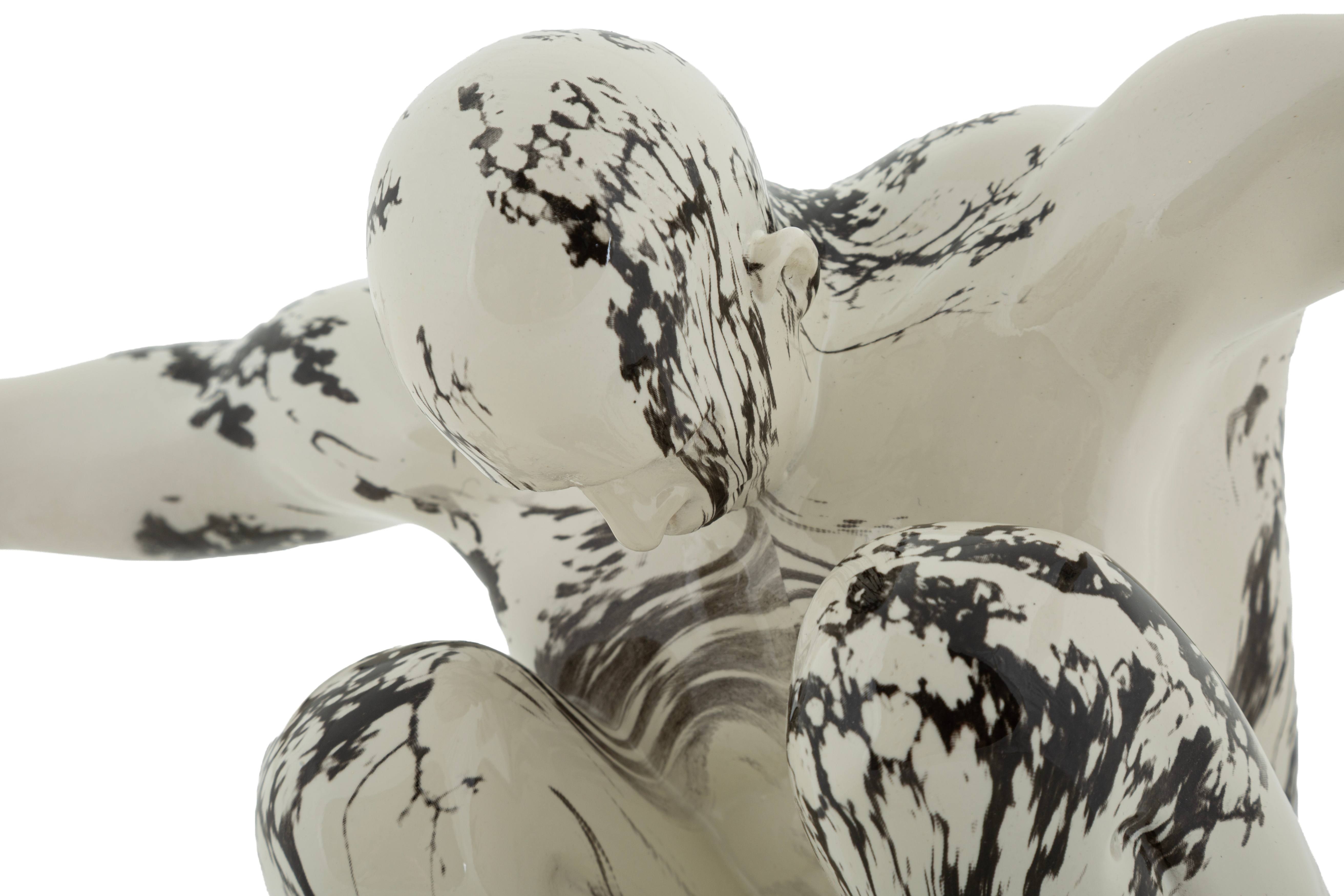 Dekofigur Gymnastik Skulptur Okinawa modern 50 cm