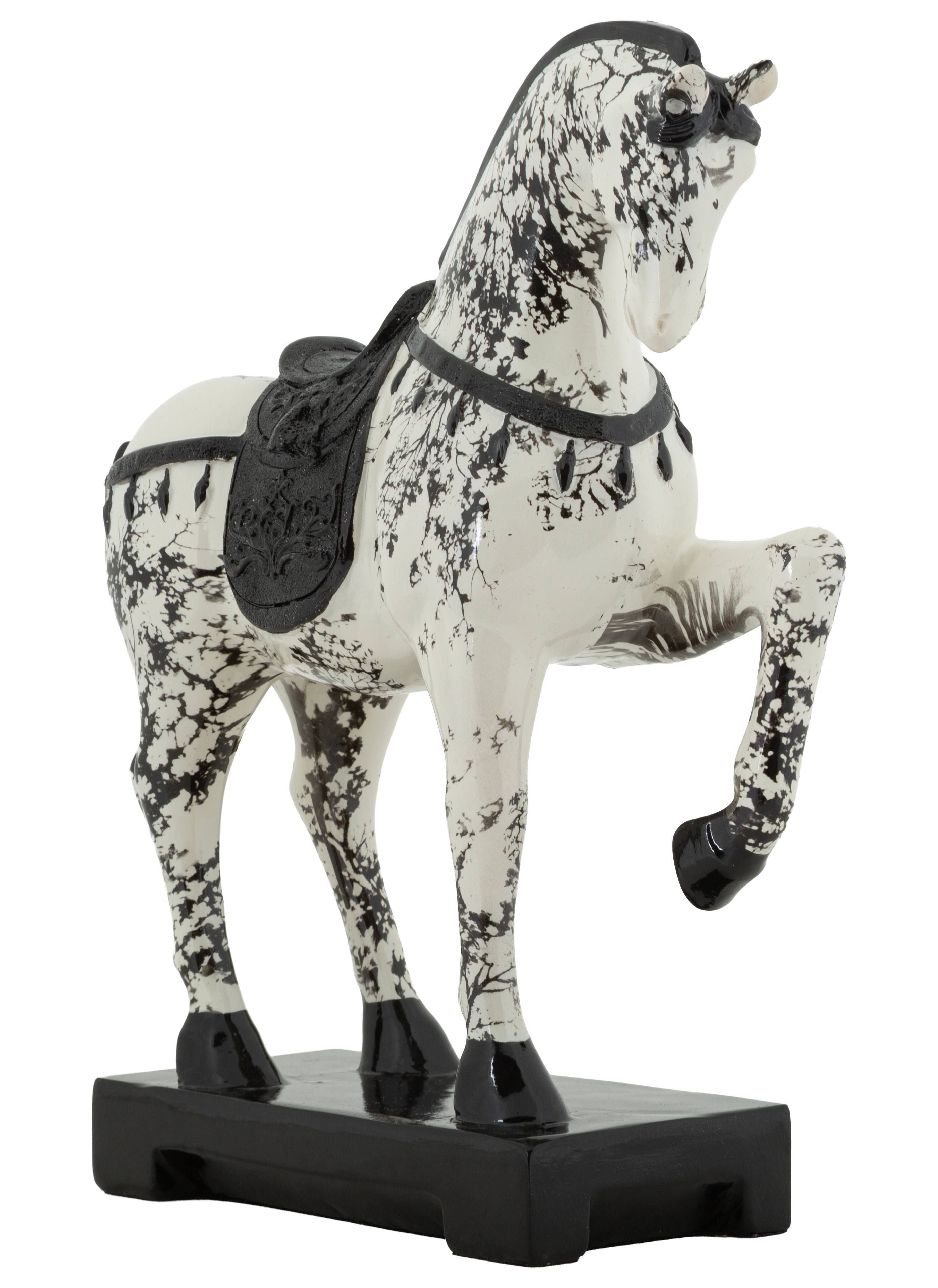 Skulptur Okinawa Cavallo Pferd Dekofigur modern 34 cm