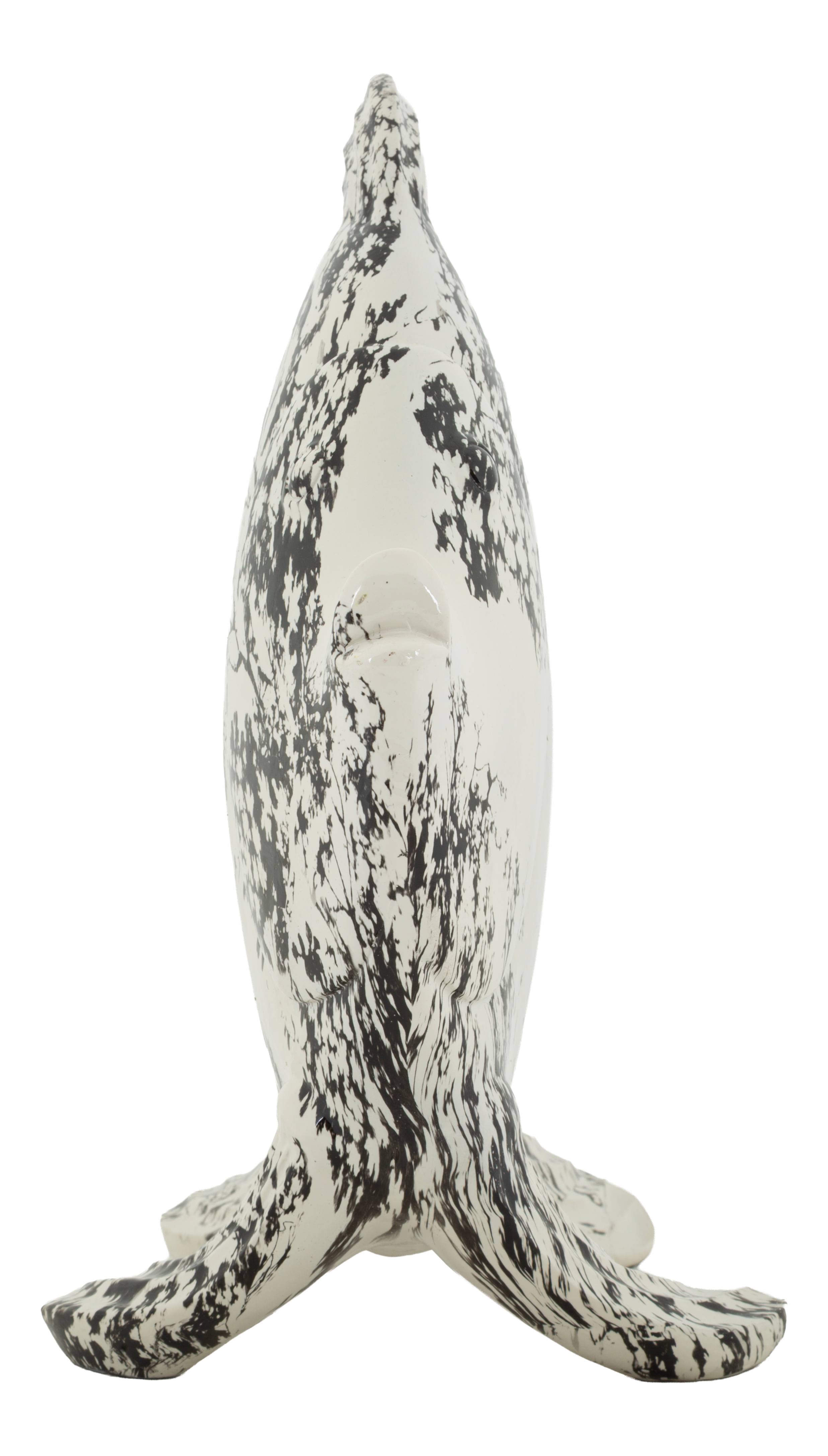 Skulptur Okinawa Pesce Fisch Dekofigur modern 37 cm
