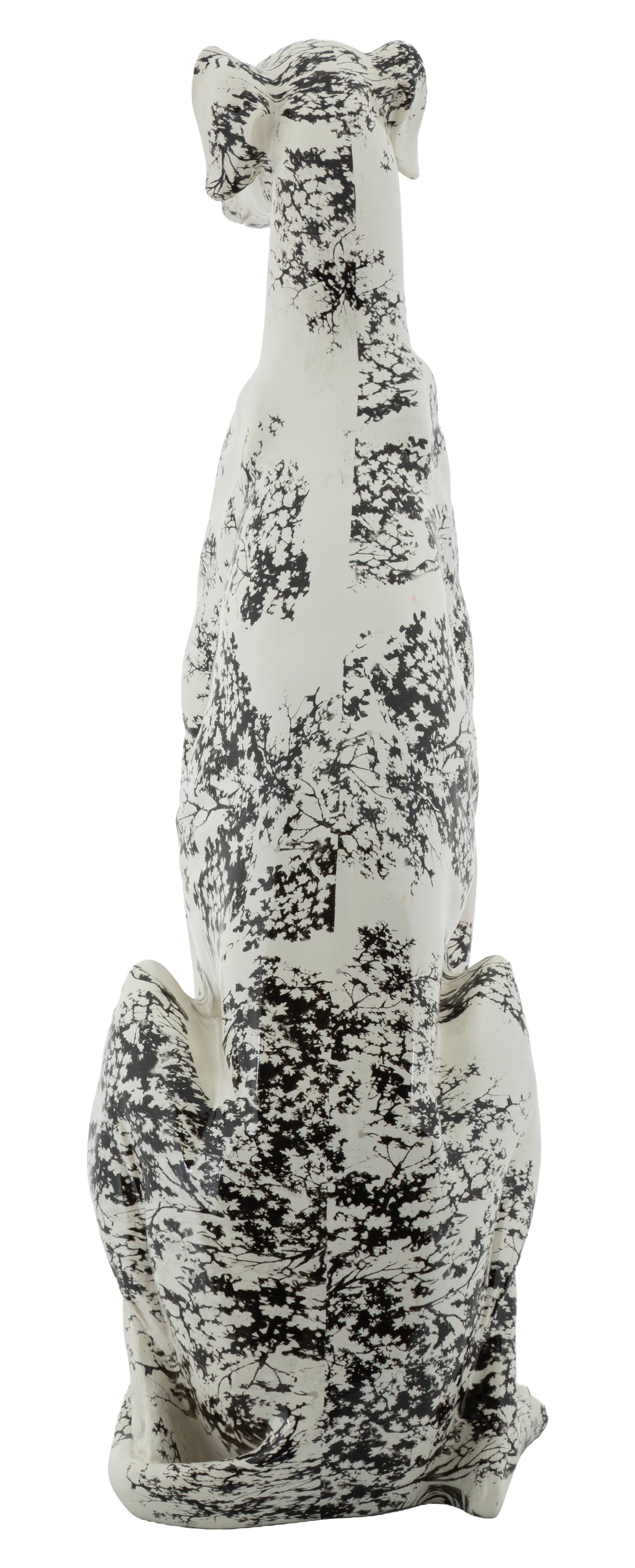 Skulptur Okinawa Canis Dekofigur Hund modern 78 cm