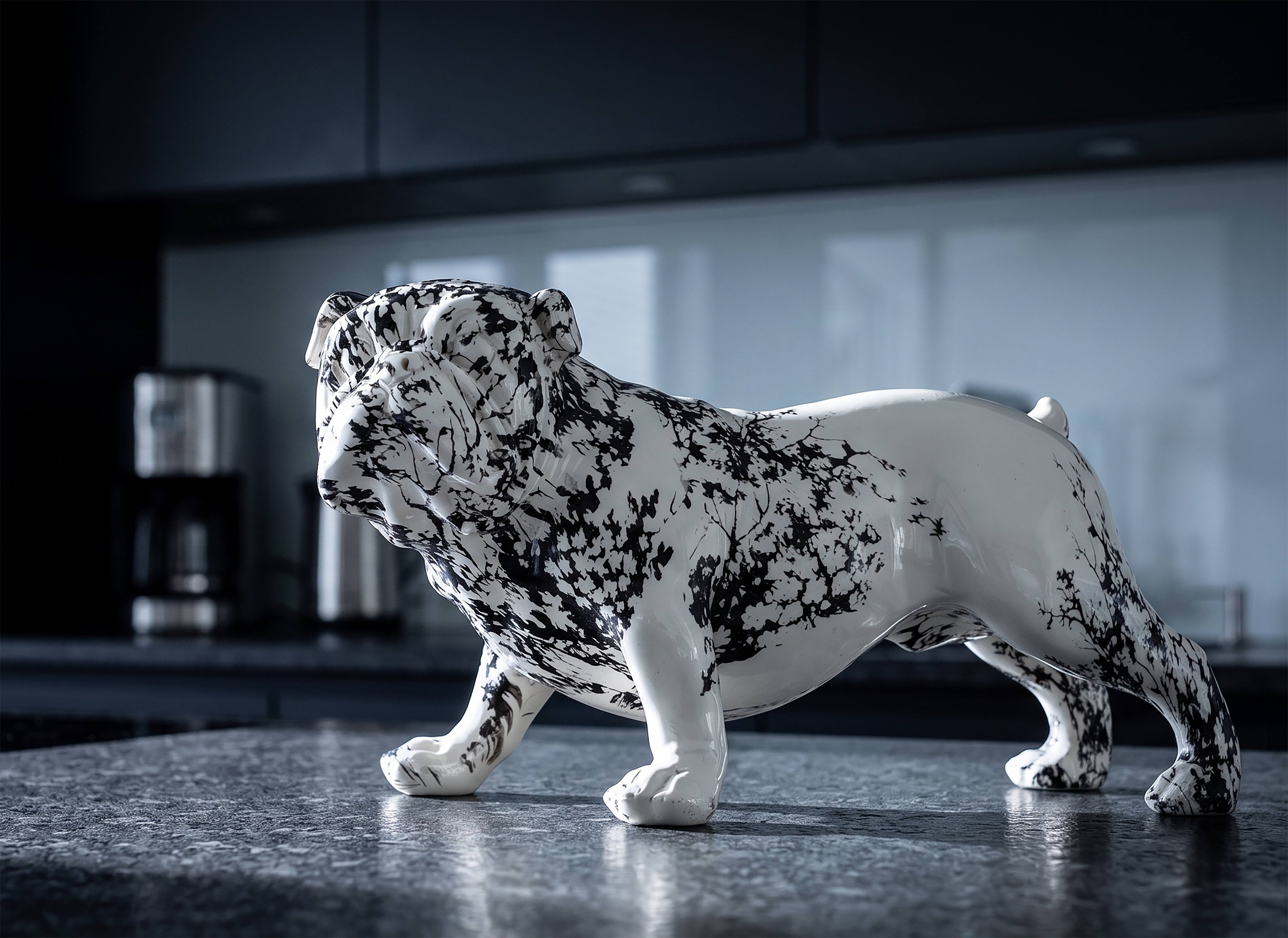 Dekofigur Bulldogge Bruno Okinawa 38 cm