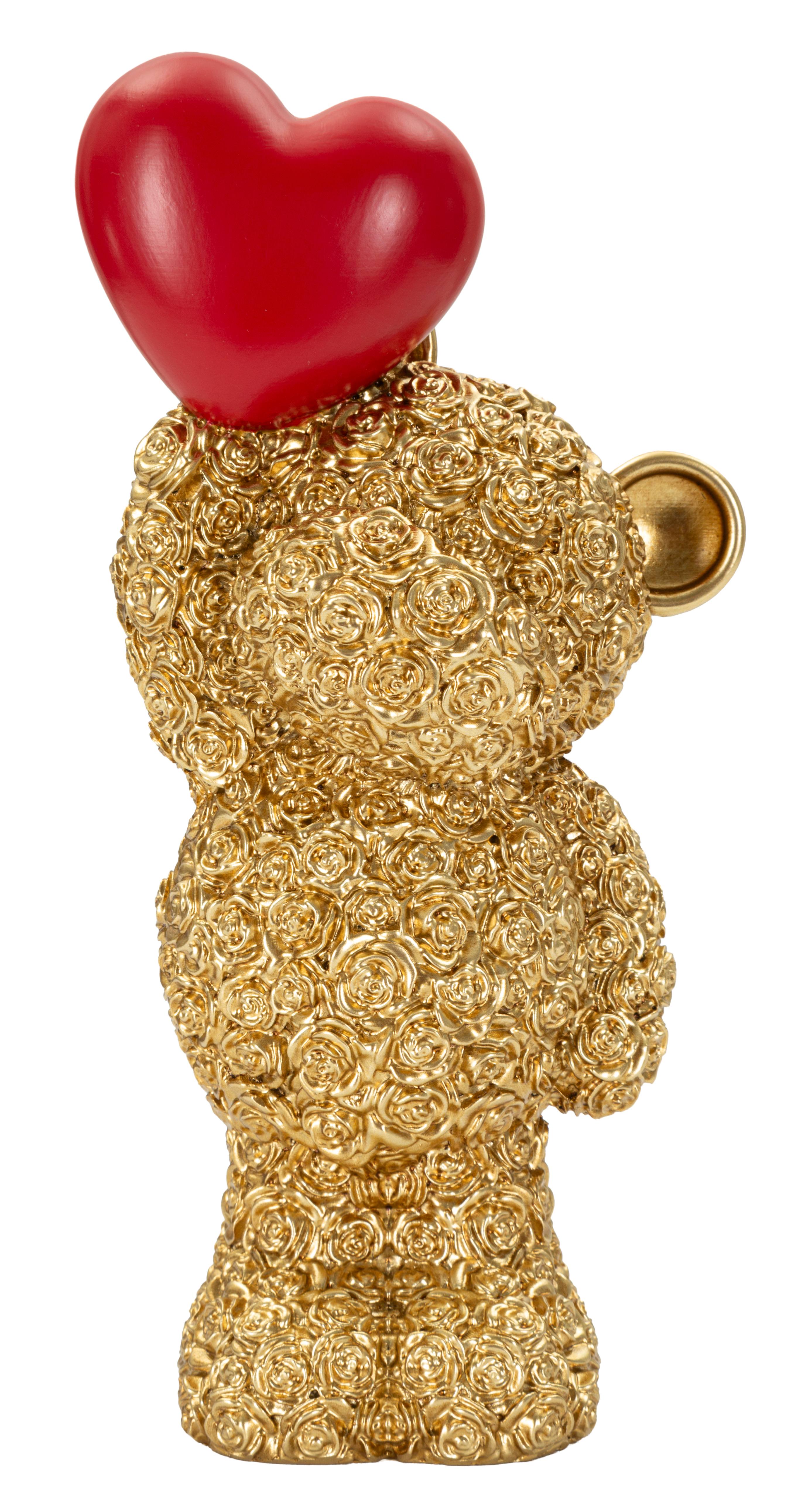 Dekofigur Amorello Bär mit Herz 18,8 cm