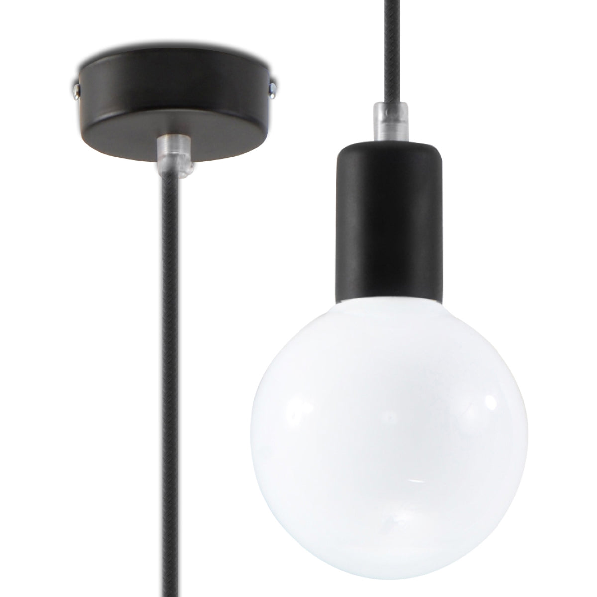Pendelleuchte EDISON black