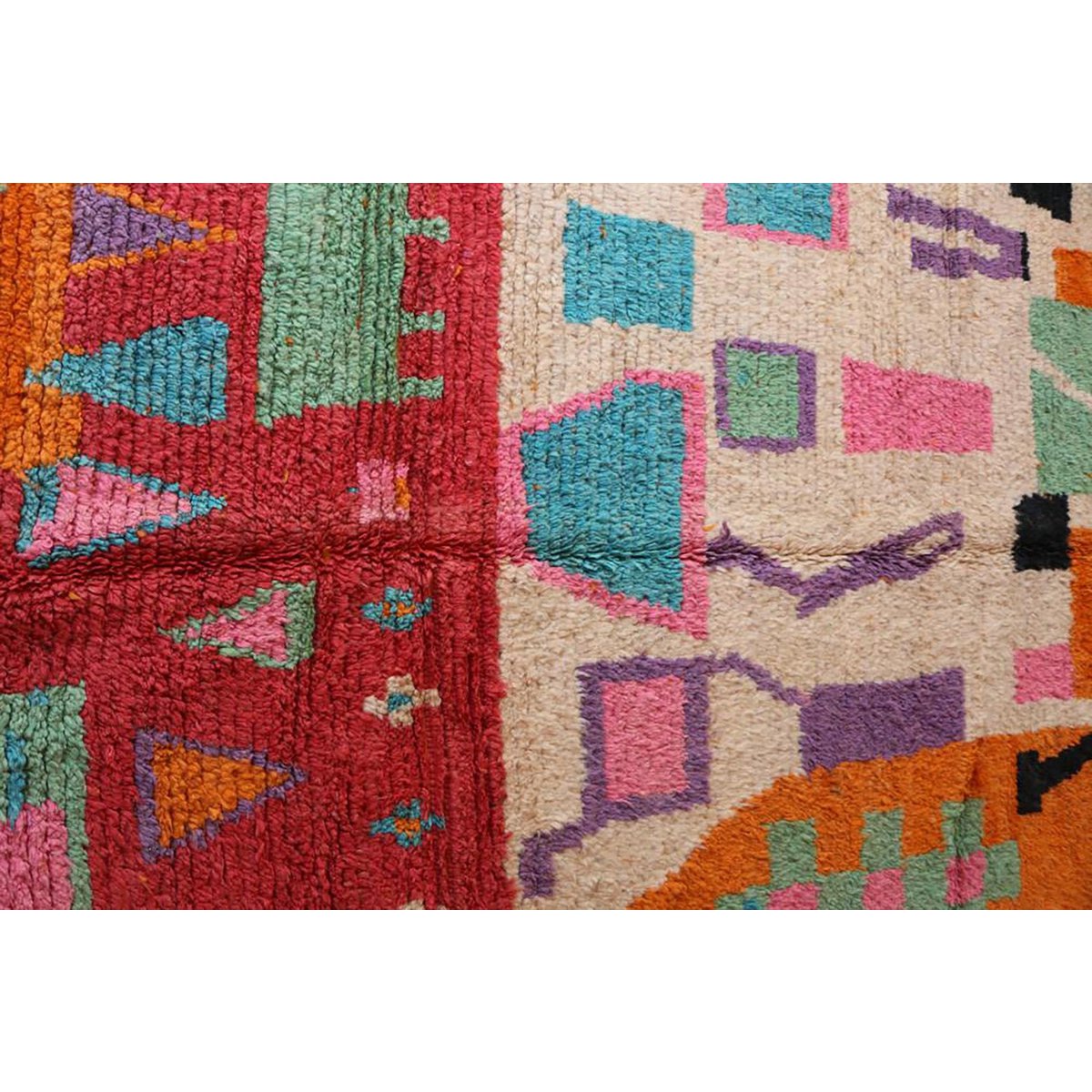 Marokkaner Berber Teppich reiner Wolle 209 x 316 cm