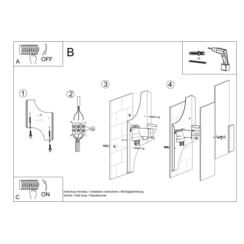 FABIANO wall light
