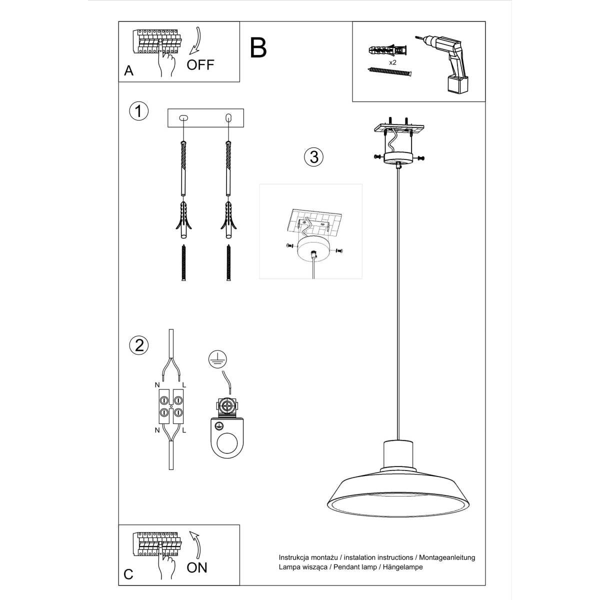 AFRA hanging light