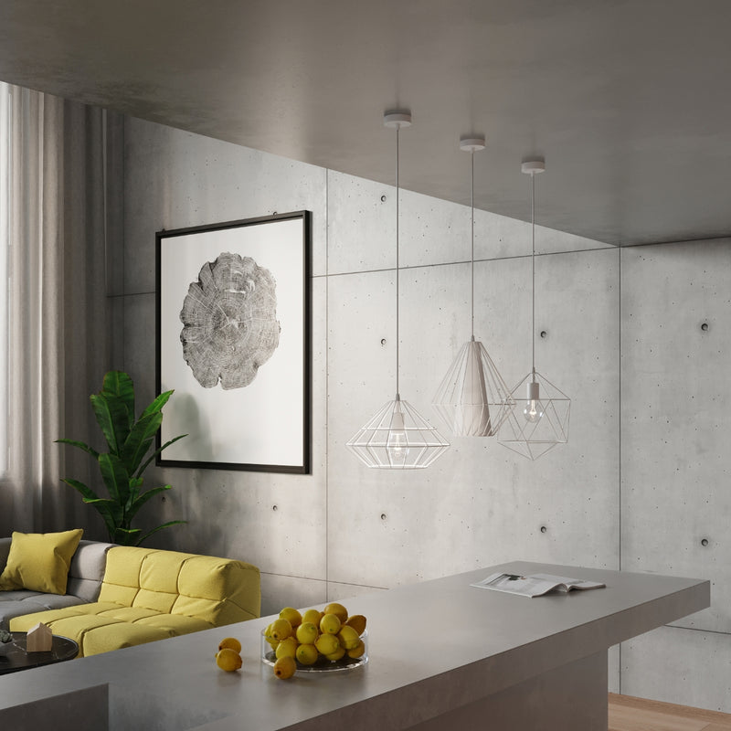 UMBERTO hanging light white