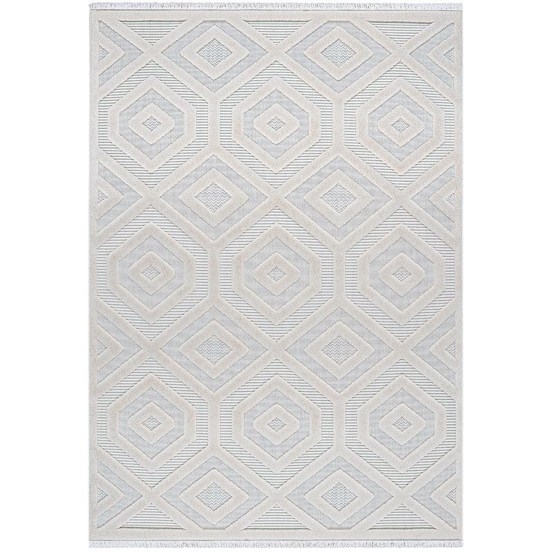 Sehrazat Teppichserie Oslo 9800 beige - Moderne Kurzflor Kollektion 2023/2024 in verschiedenen Größen