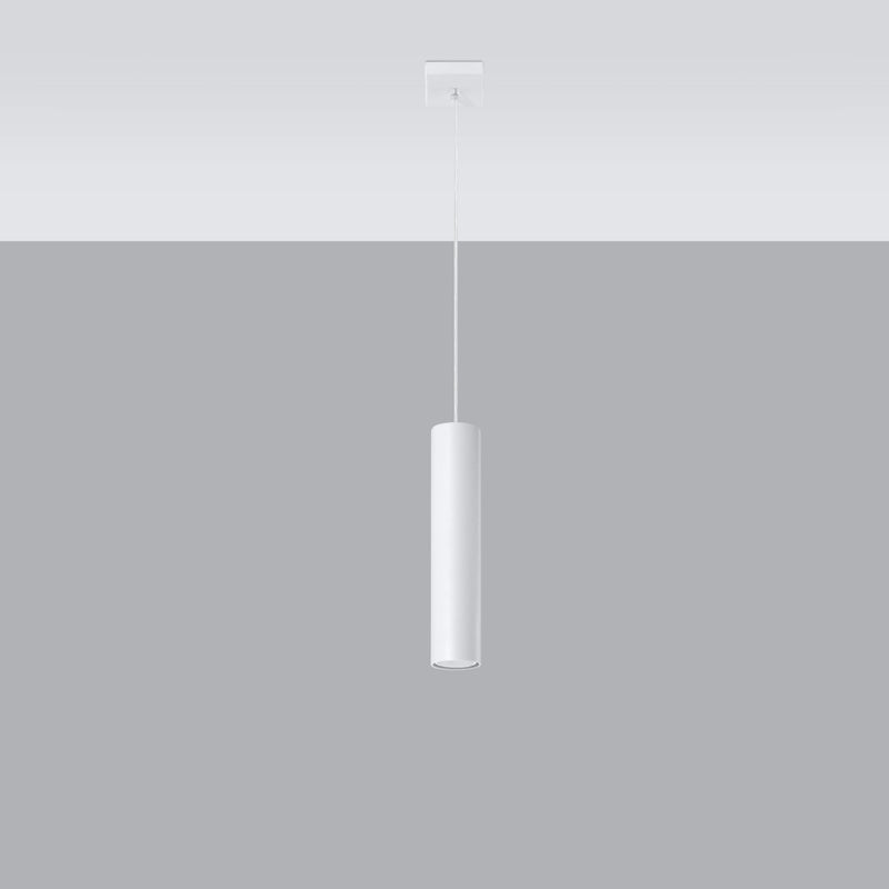 Pendant light LAGOS 1 White – Simple hanging light for stylish interiors