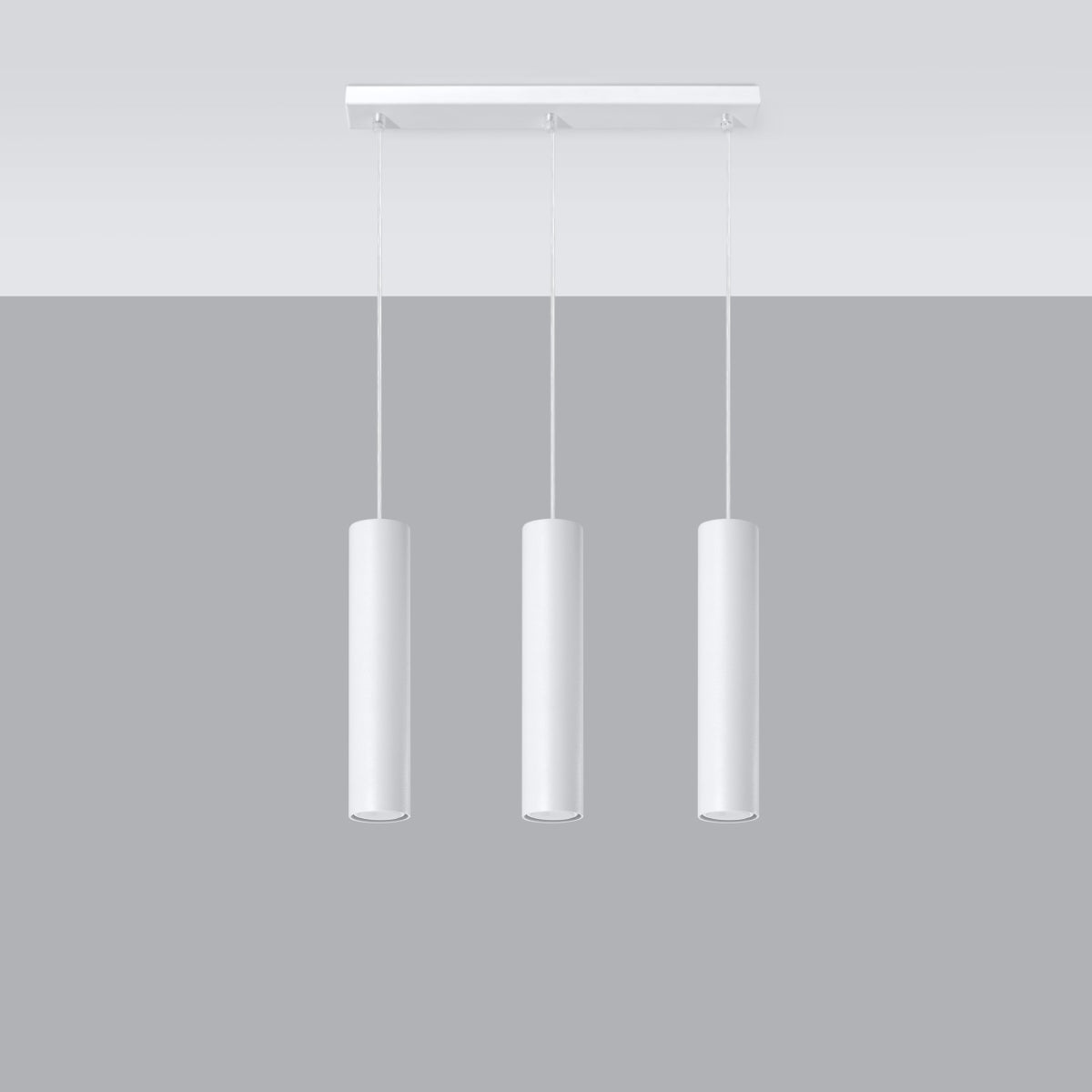 Pendant light LAGOS 3L White – Stylish hanging light with three light sources