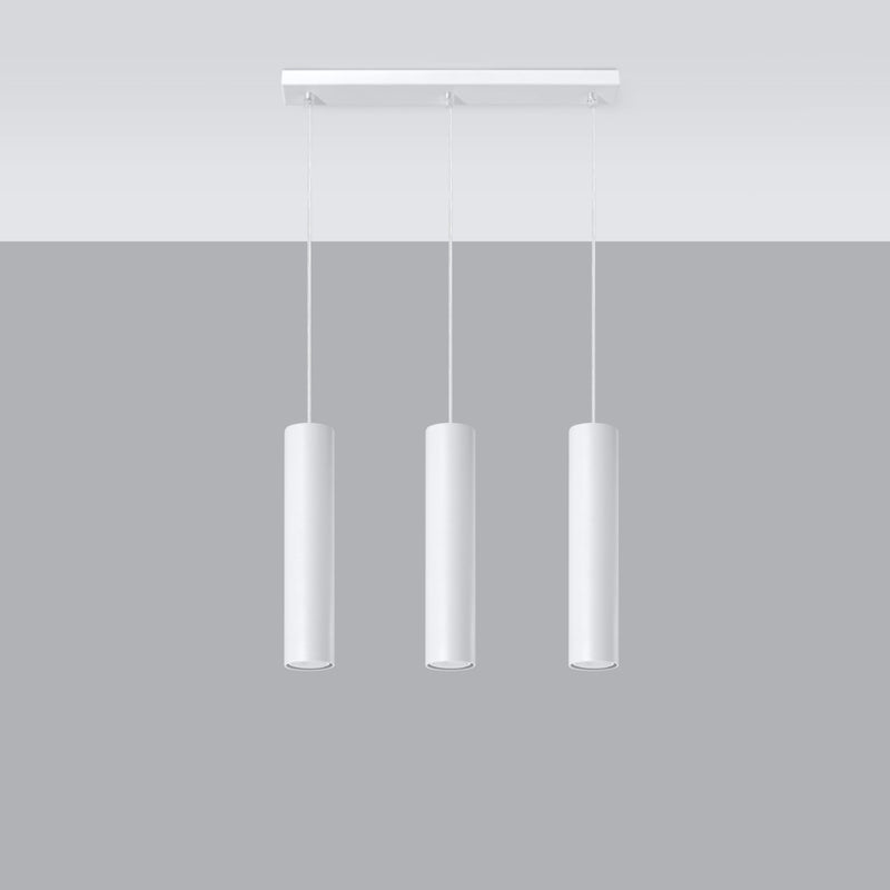 Pendant light LAGOS 3L White – Stylish hanging light with three light sources