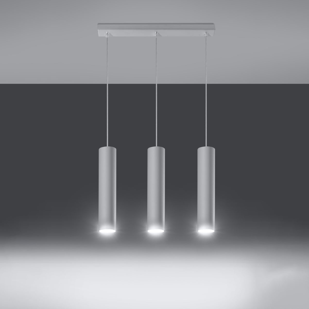 Pendant light LAGOS 3L White – Stylish hanging light with three light sources