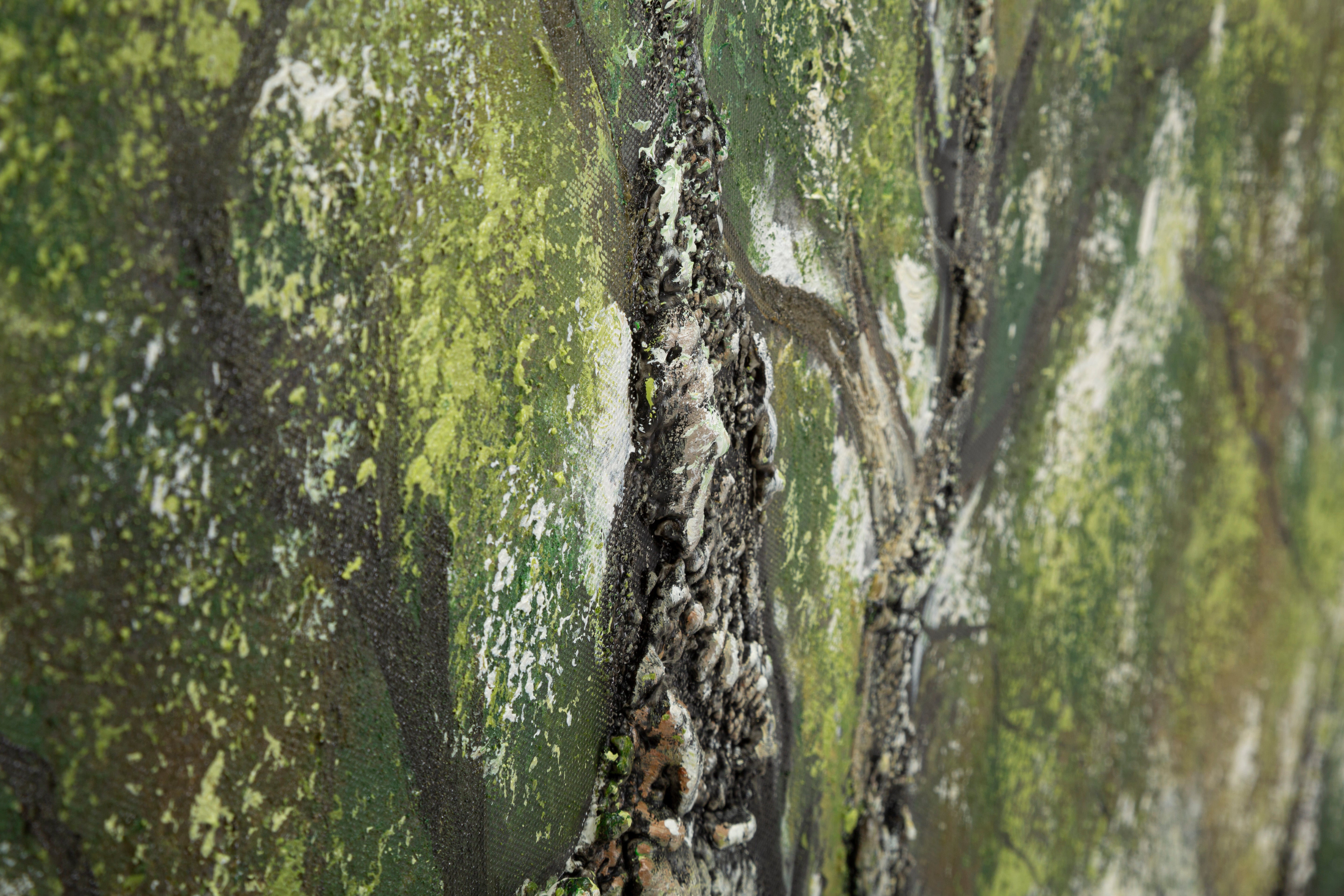 Wall picture Power of the Olive Tree canvas natural look 120x80cm