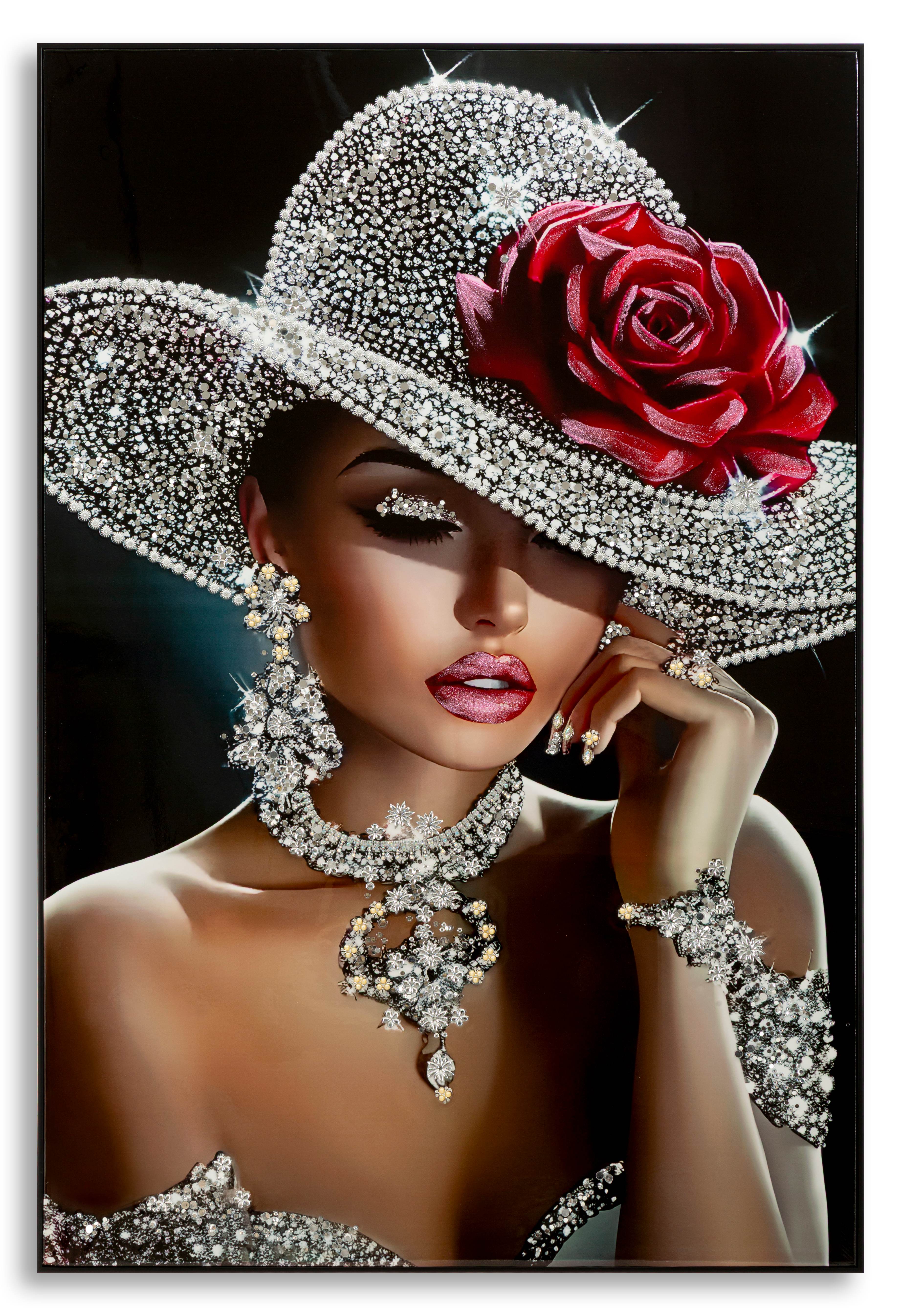 Wandbild Orléans Belle Éclat Glamour Frau 102x152cm