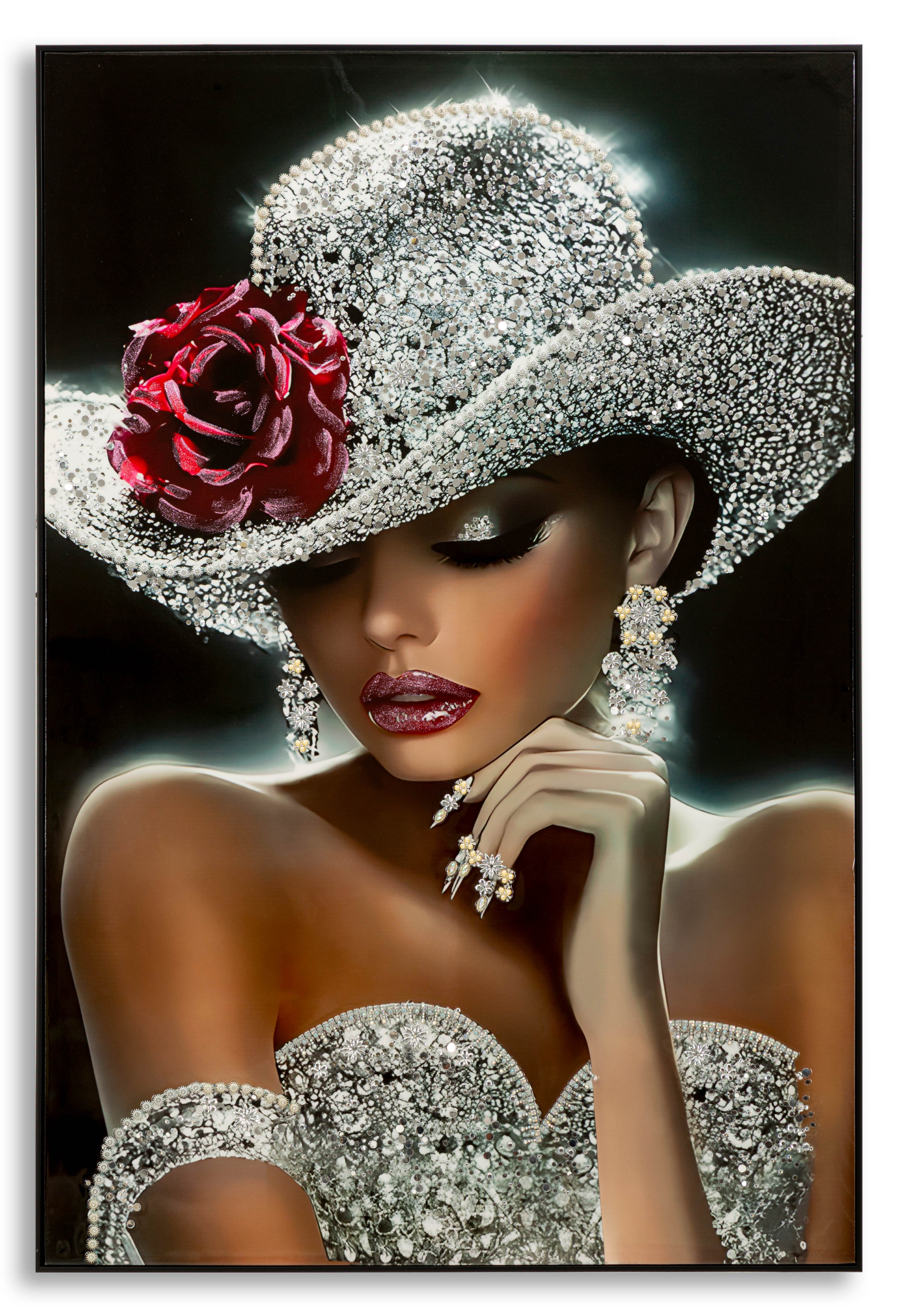 Wandbild Orléans Rouge Étoile Glamour Frau 102x152cm