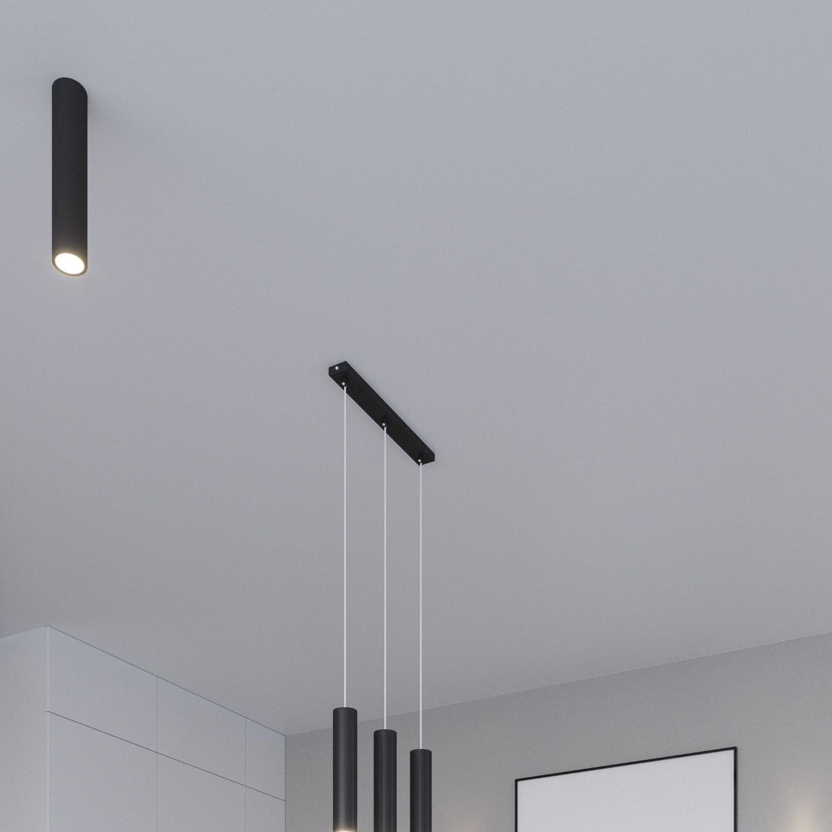 Wandleuchte LAGOS 2 Schwarz – Moderne Wandlampe mit zwei Lichtquellen