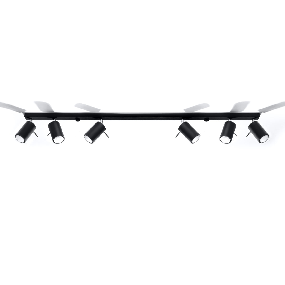 Ceiling light RING 6L black