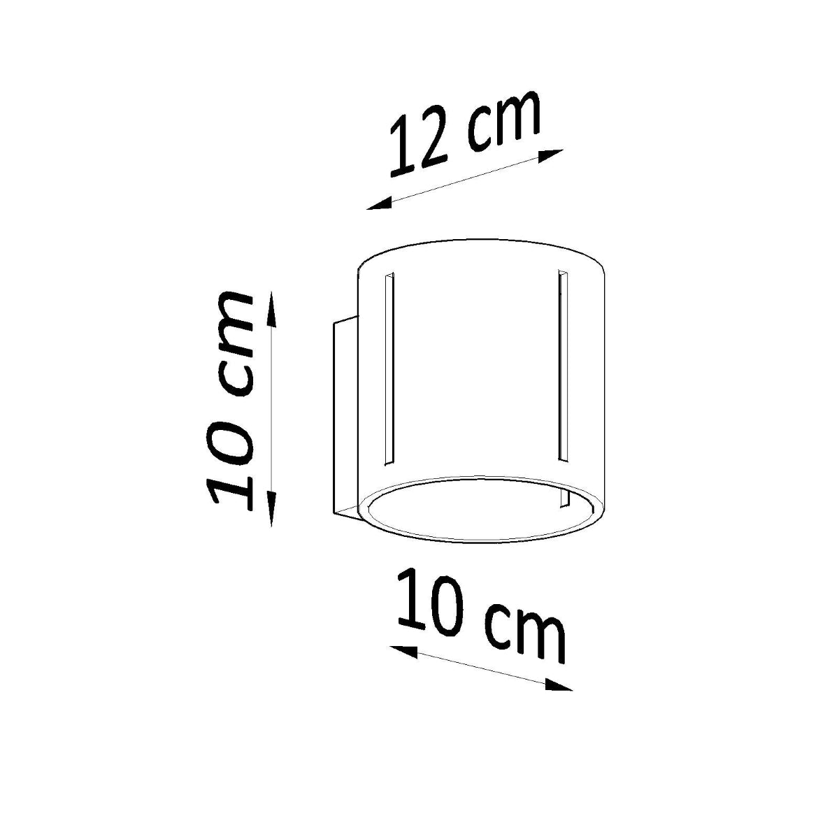 INEZ wall light white