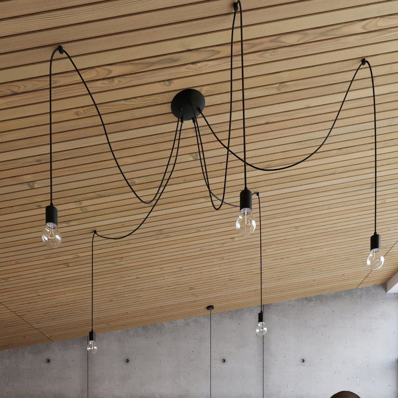 Wall light EDISON black
