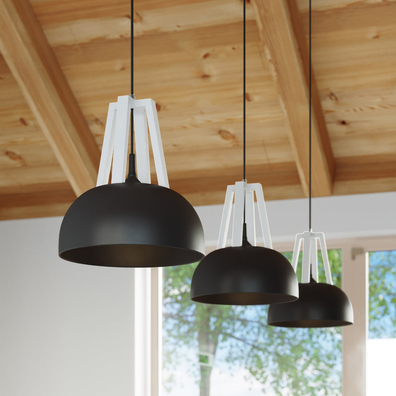 CASCO hanging light black/white
