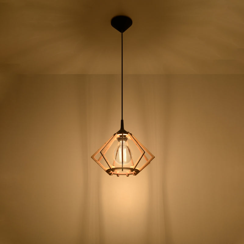 POMPELMO hanging light natural wood