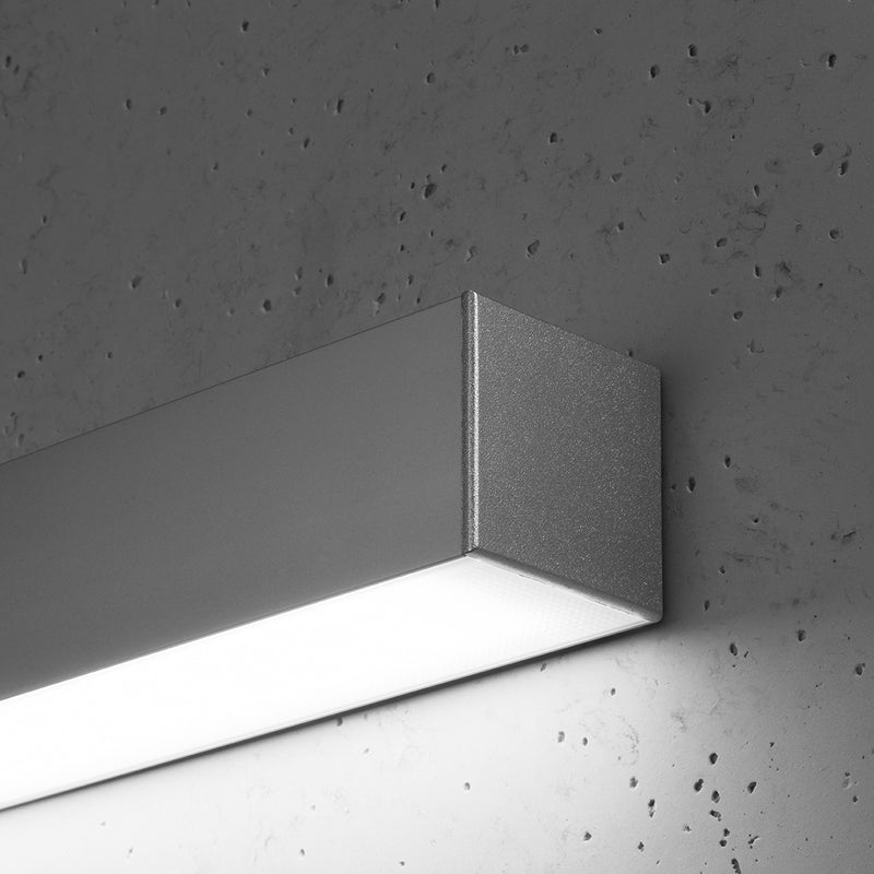 Wandleuchte PINNE 67 Grau 4000K Neutralweiß  – Minimalistisches Design für moderne Räume