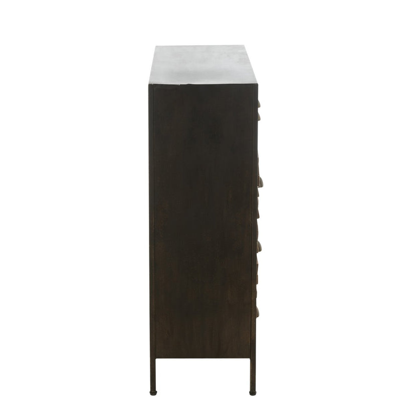 Vintage cabinet with 16 drawers made of wood and metal – Industrial Design