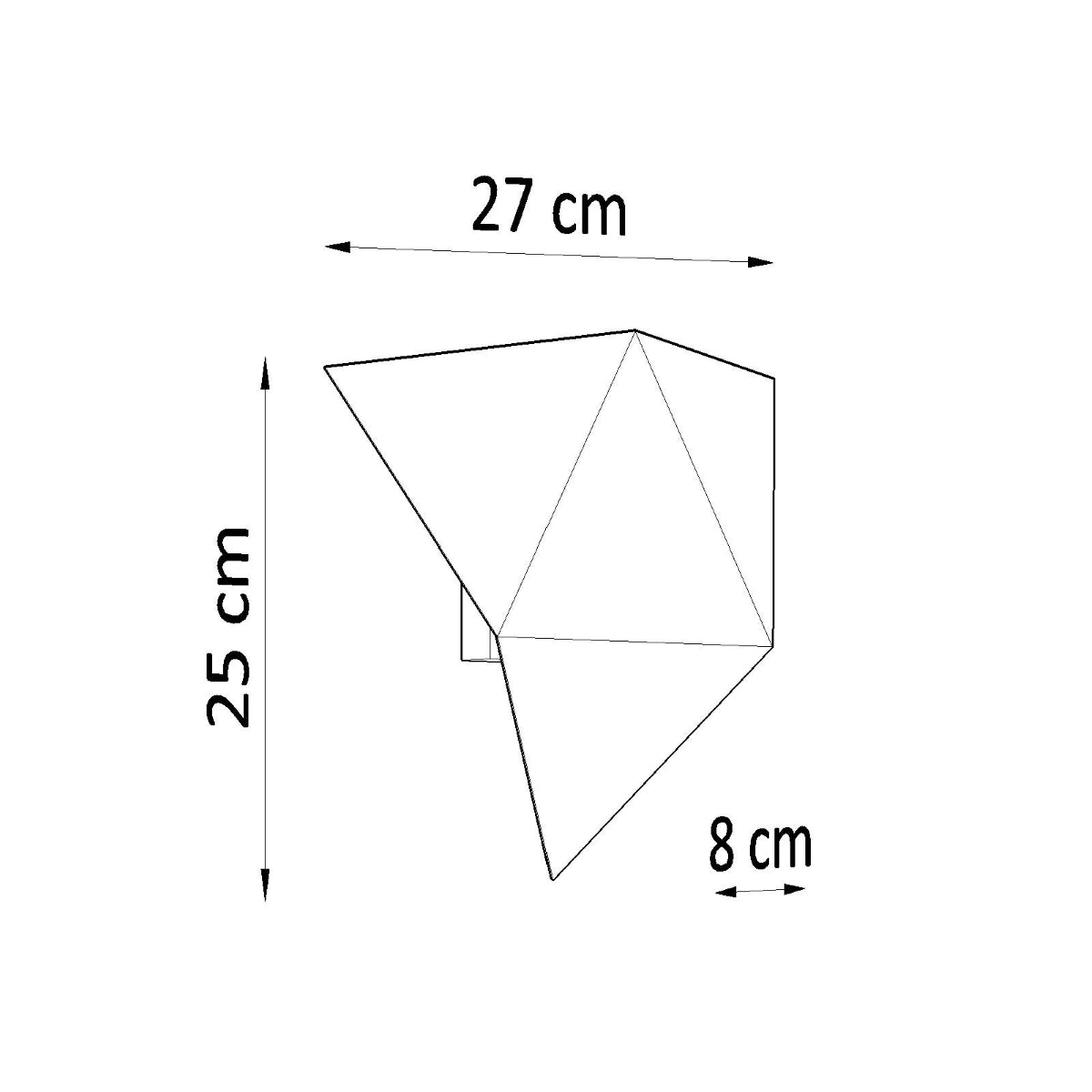 Wall light SOLIDO white