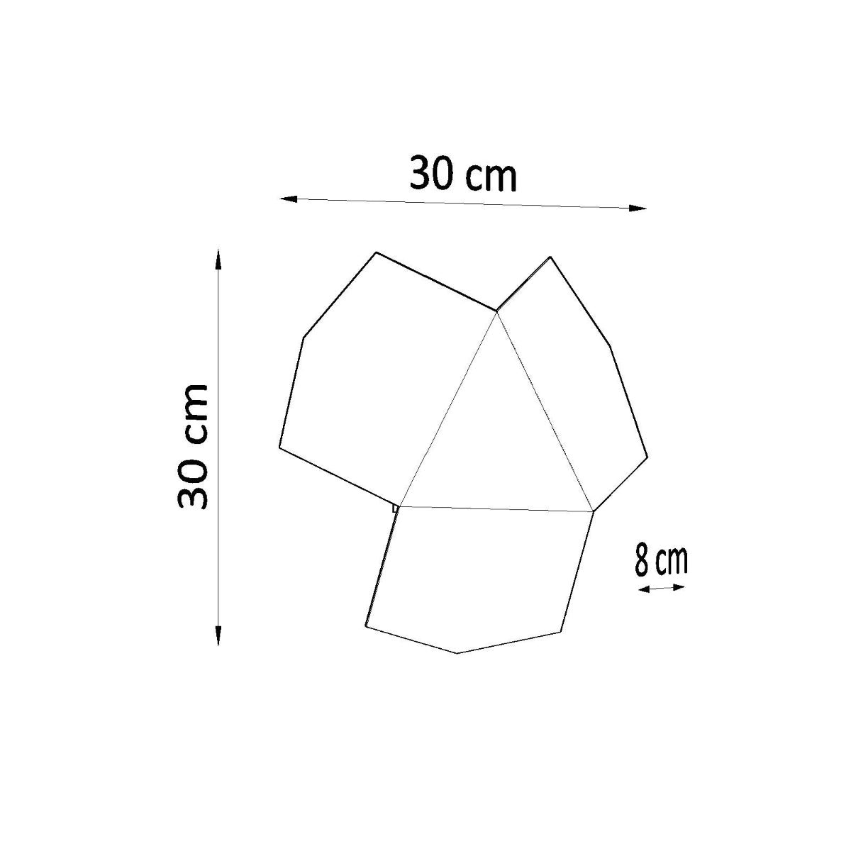 TRE wall light black