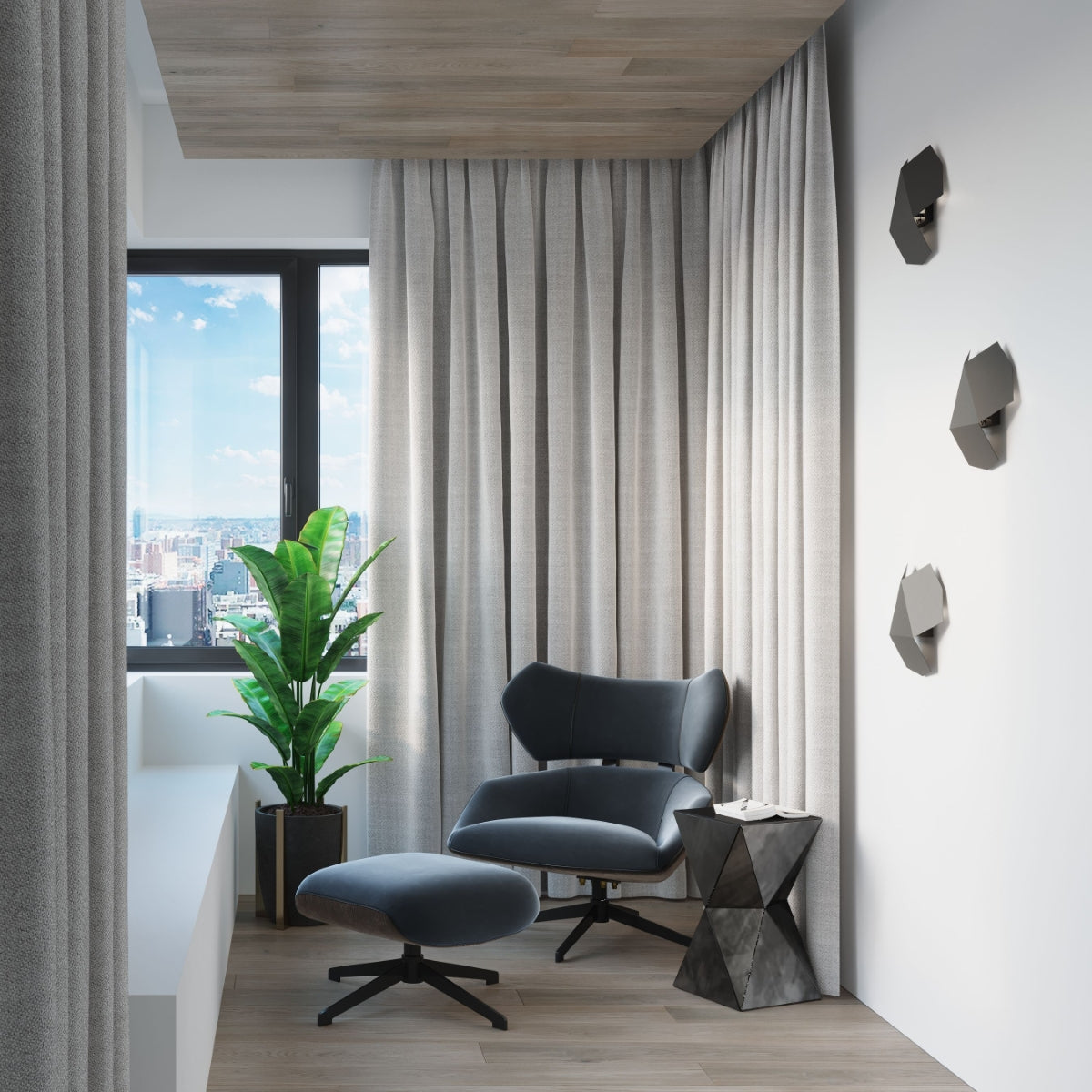 TRE wall light black