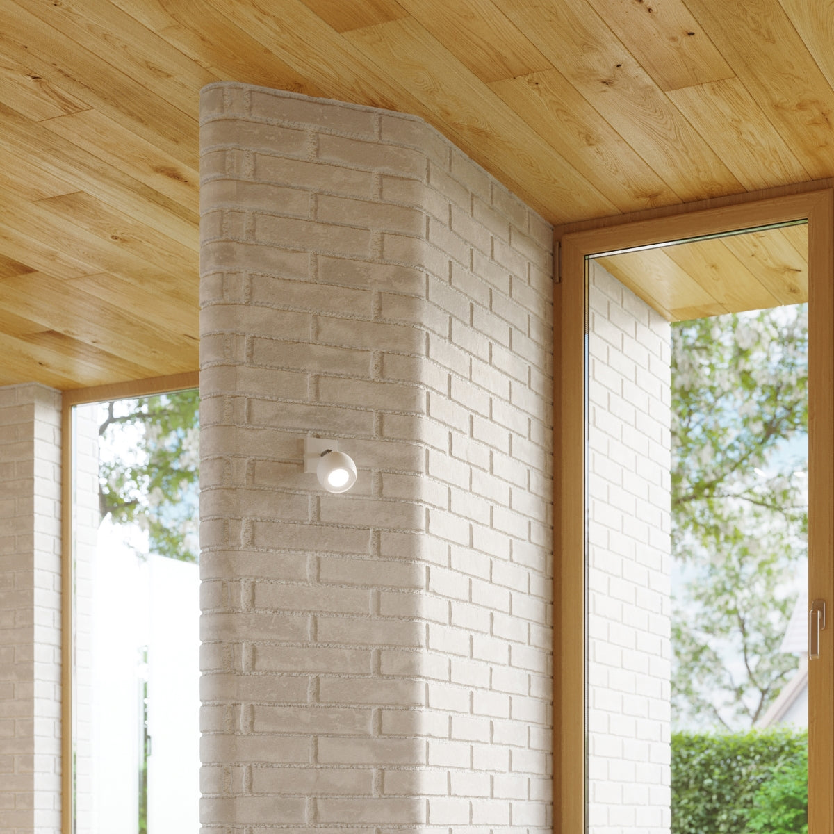 Wall light OCULARE white