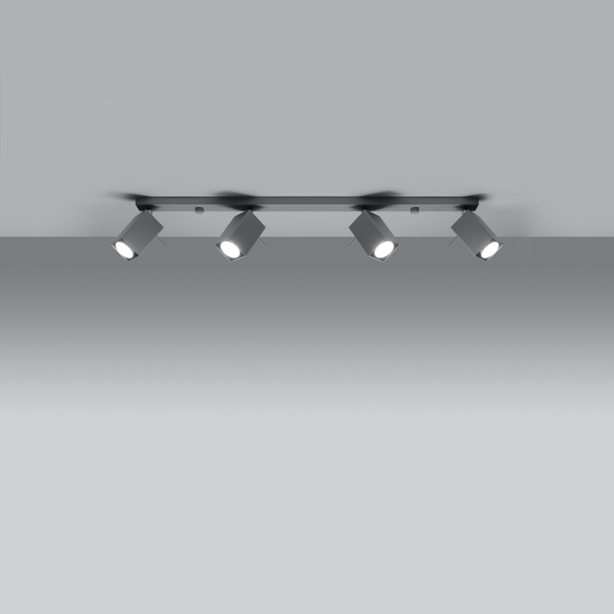 Ceiling light MERIDA 4L gray