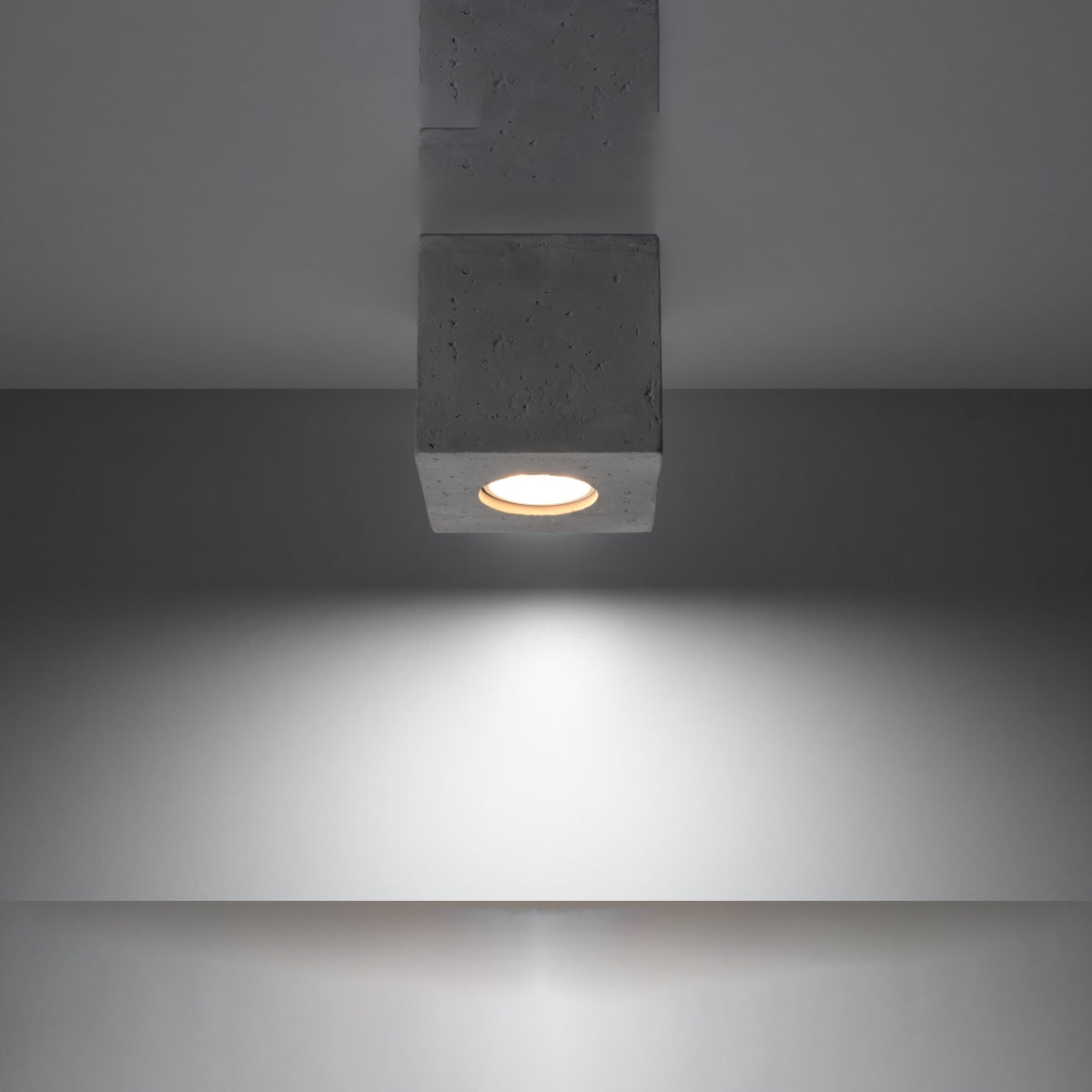 QUAD concrete ceiling light