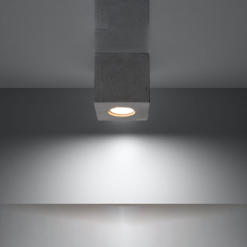 QUAD concrete ceiling light