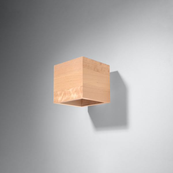 Wall light QUAD natural wood