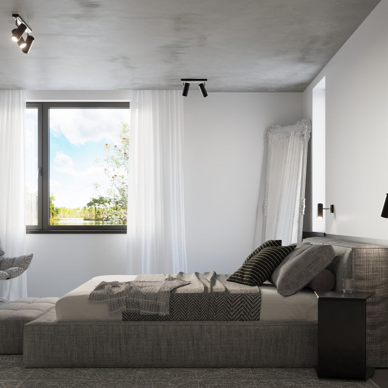 Wall light DIREZIONE black