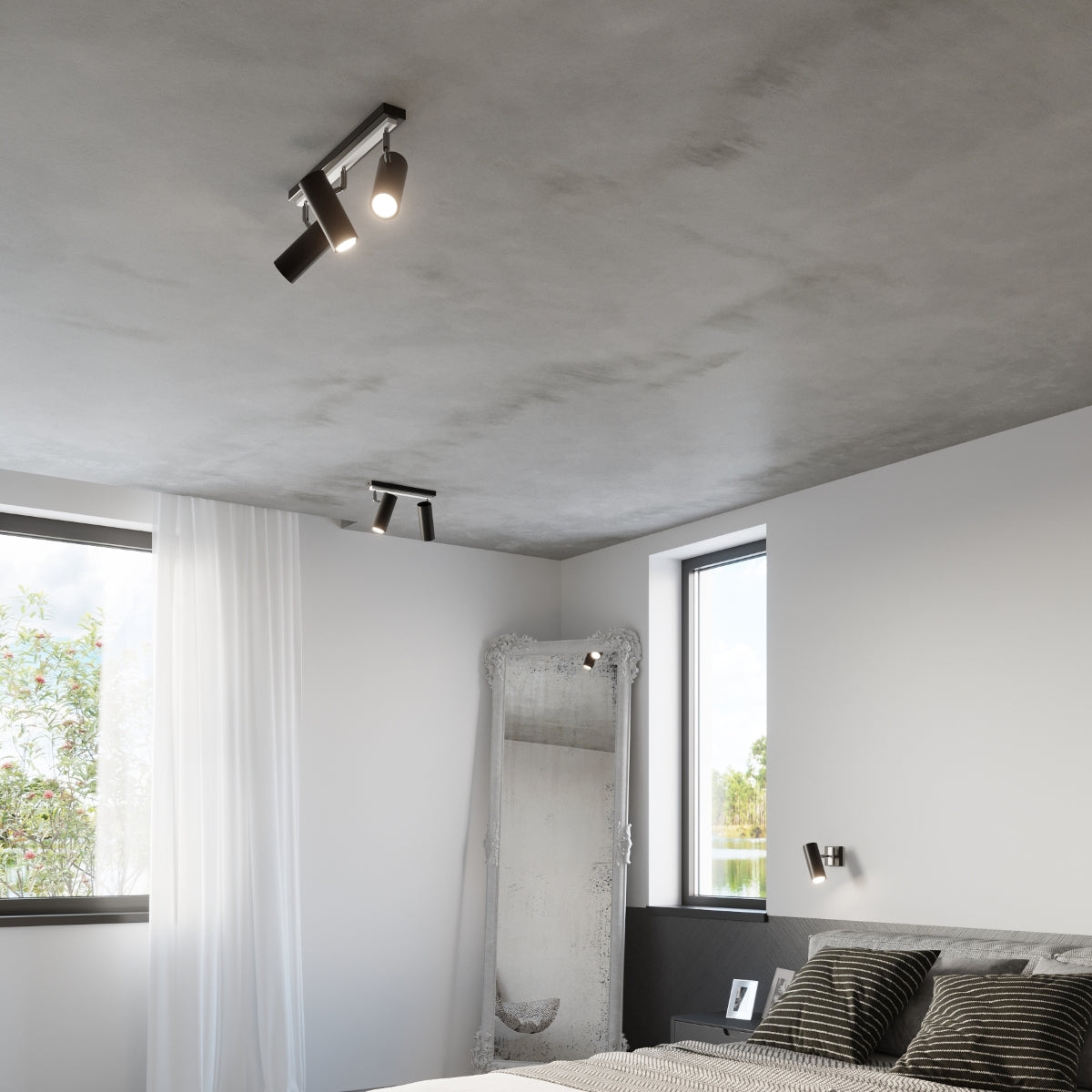Wall light DIREZIONE black