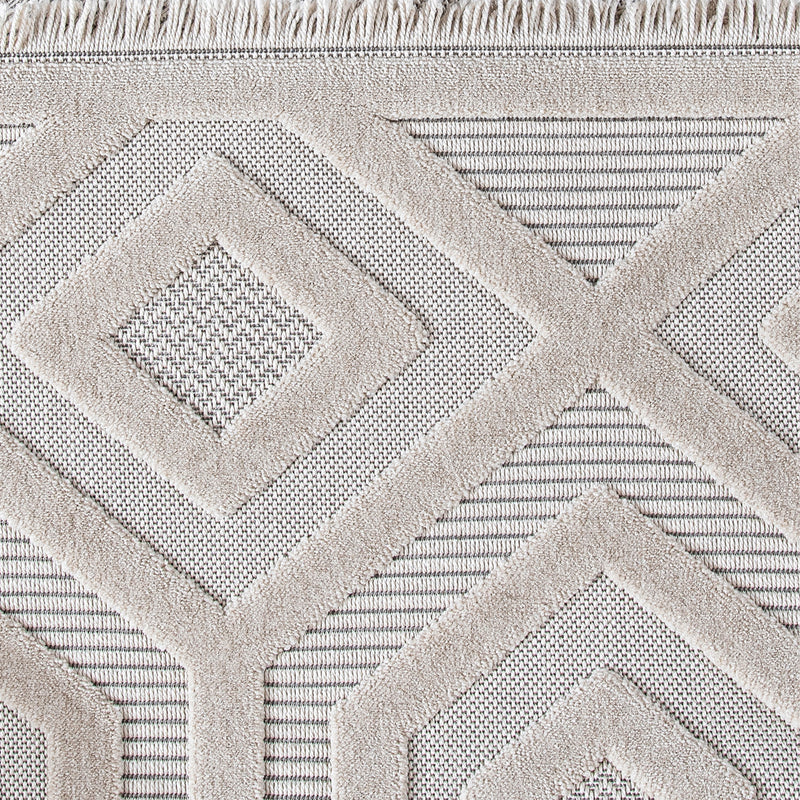 Sehrazat Teppichserie Oslo 9800 beige - Moderne Kurzflor Kollektion 2023/2024 in verschiedenen Größen