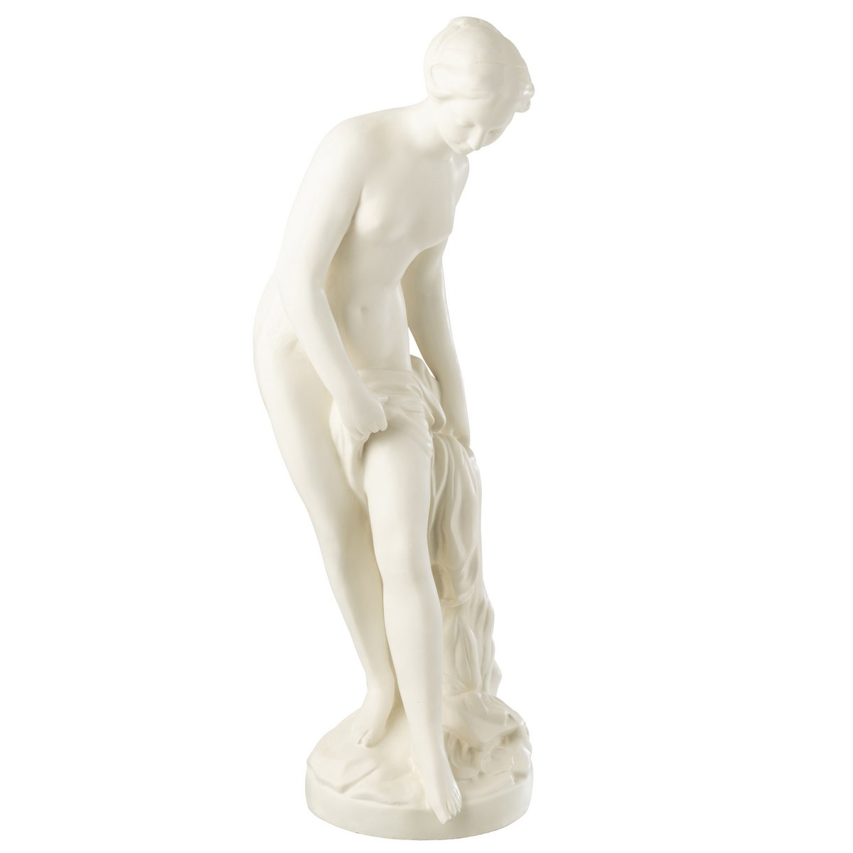 Weiße Frauenstatue im griechischen Stil – 84 cm