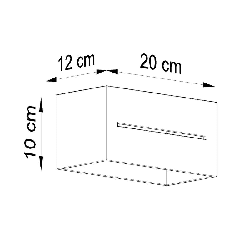 Wall light LOBO MAXI white