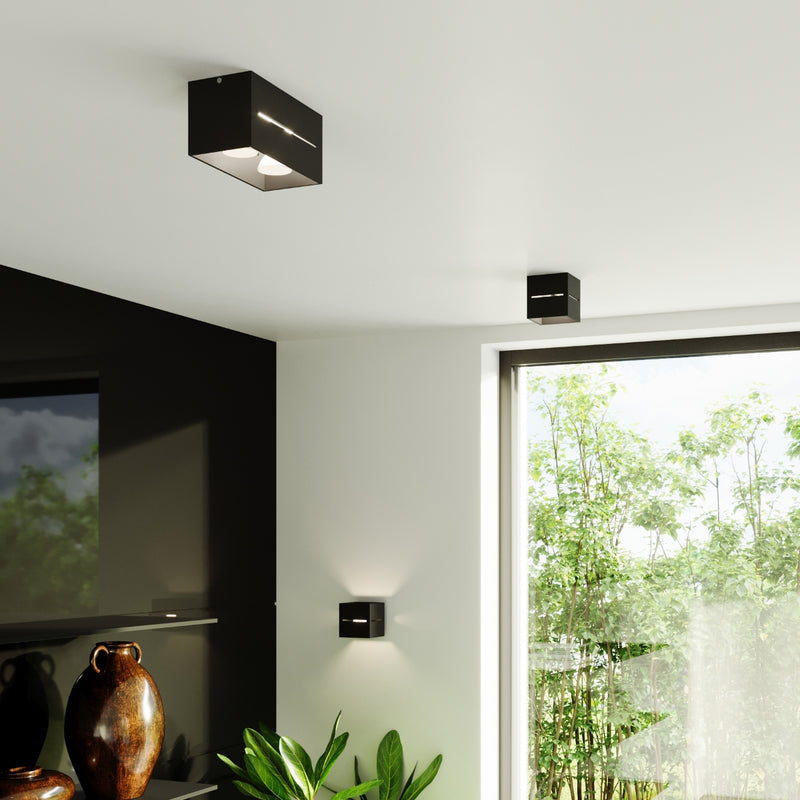 Wall light LOBO MAXI black