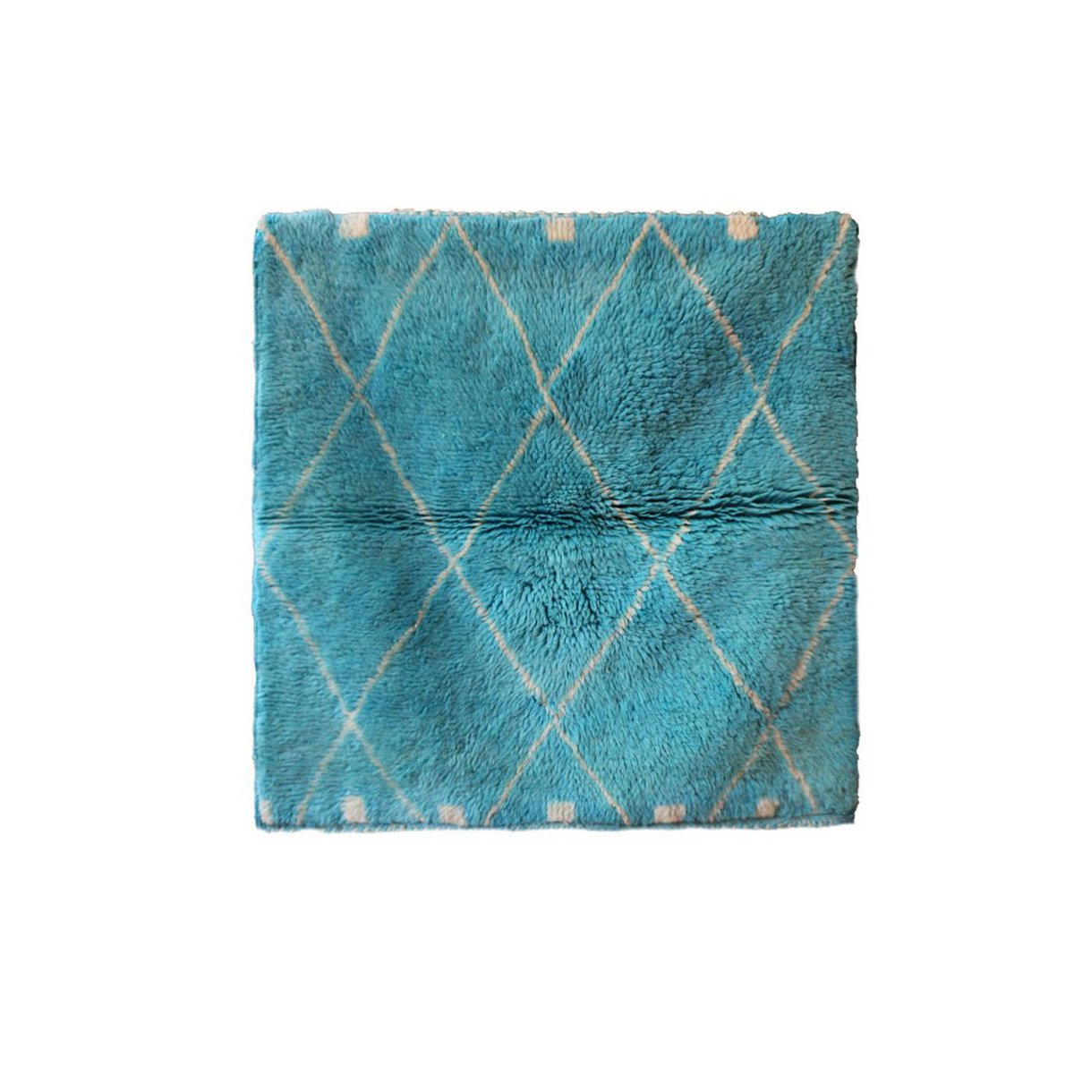 Marokkaner Berber Teppich reine Wolle 120 x 123 cm