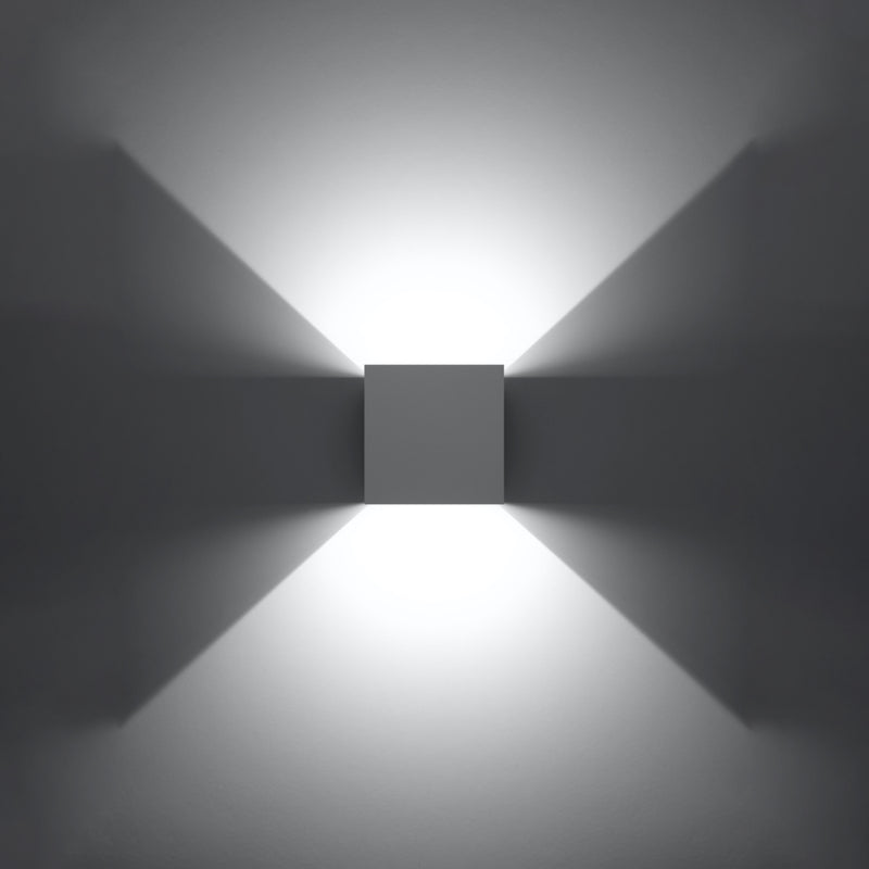Wall light LUCA white LED IP54