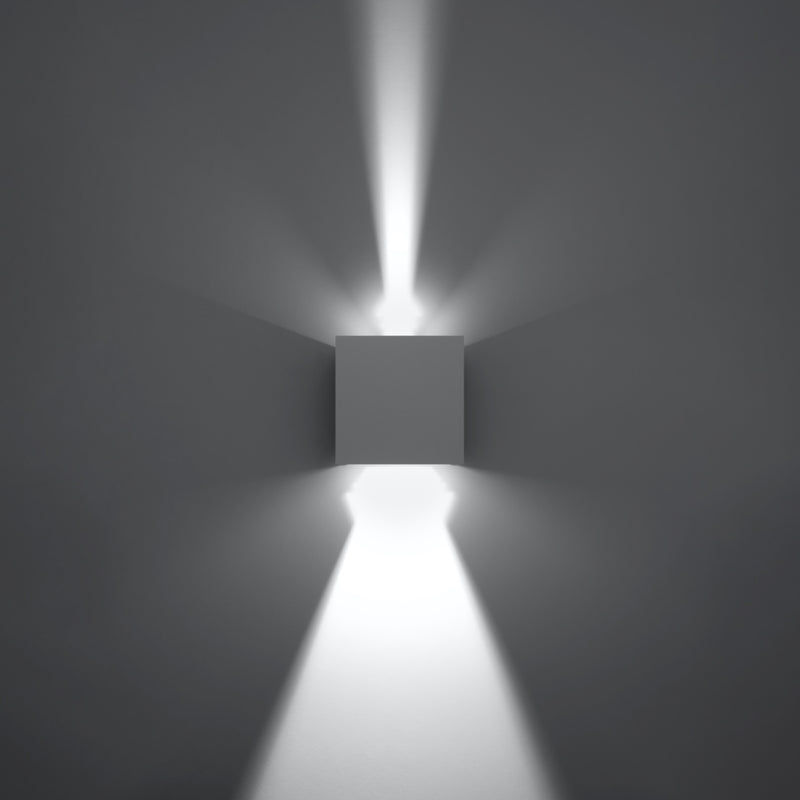 Wall light LUCA white LED IP54