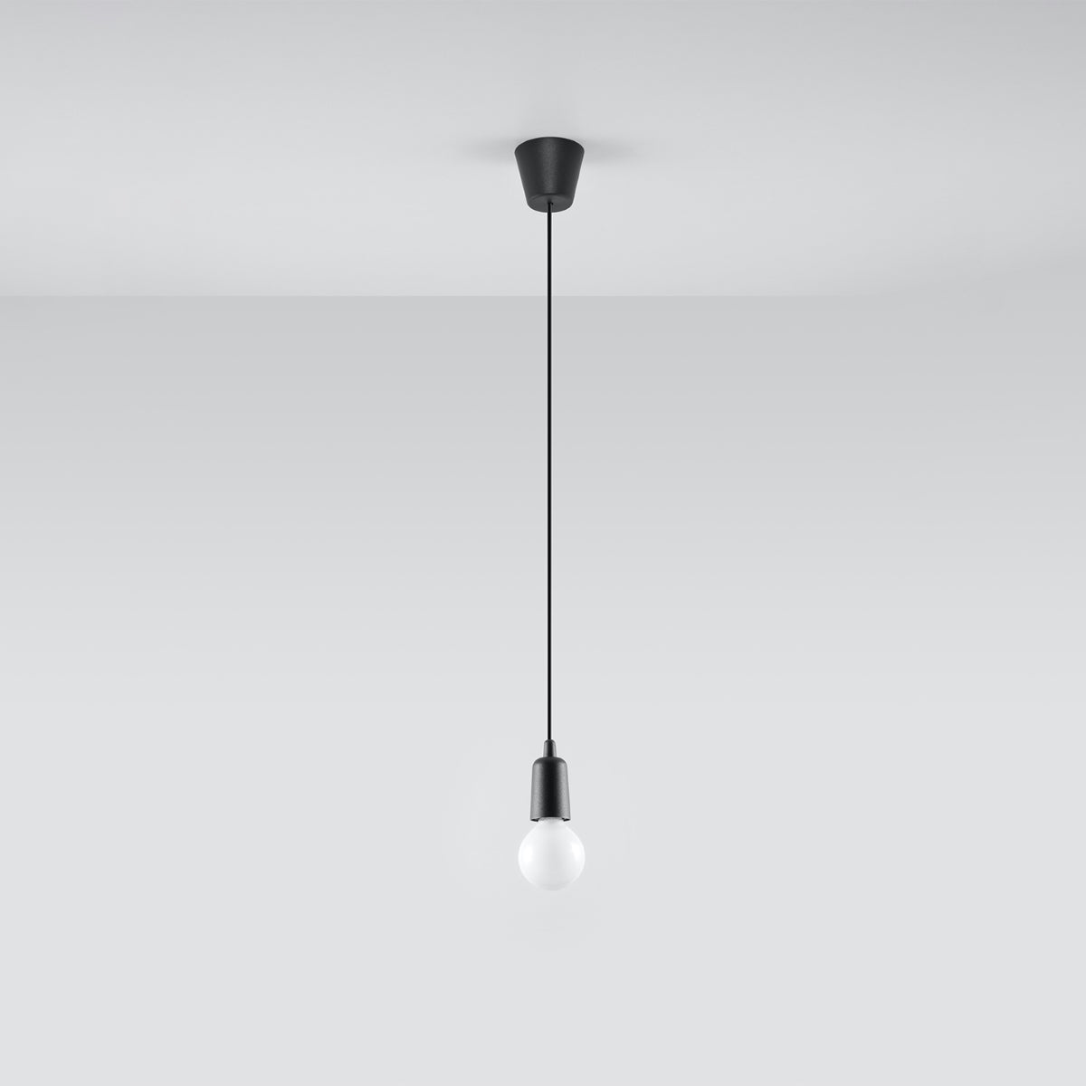 DIEGO 1 hanglamp zwart