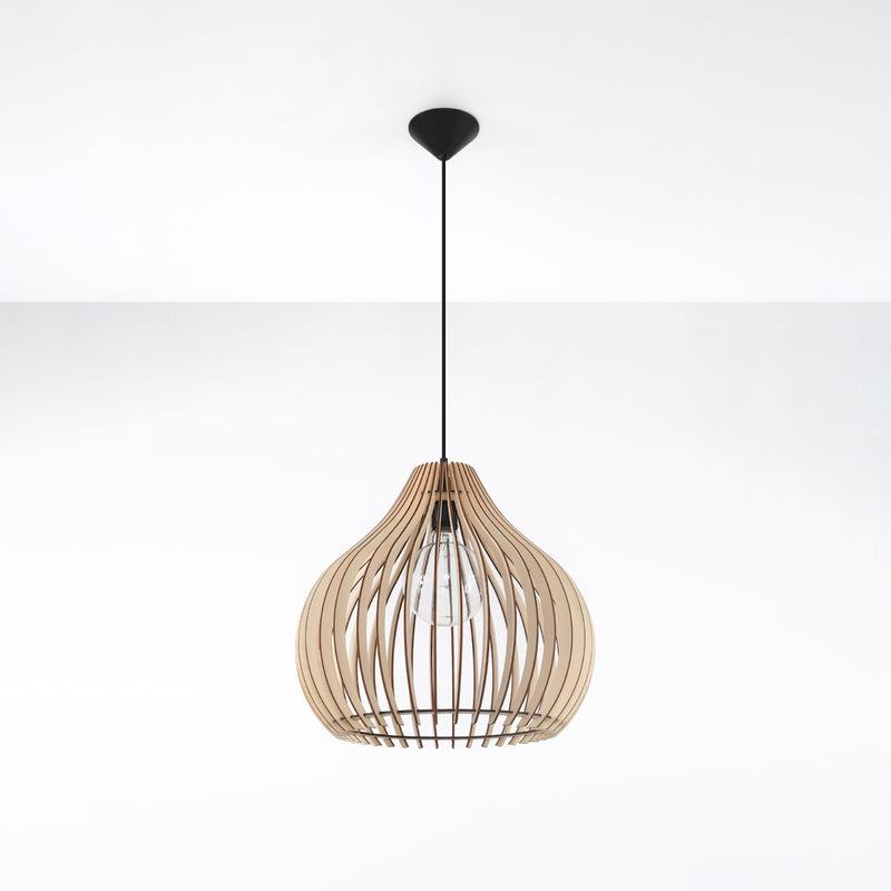 Houten hanglamp APRILLA