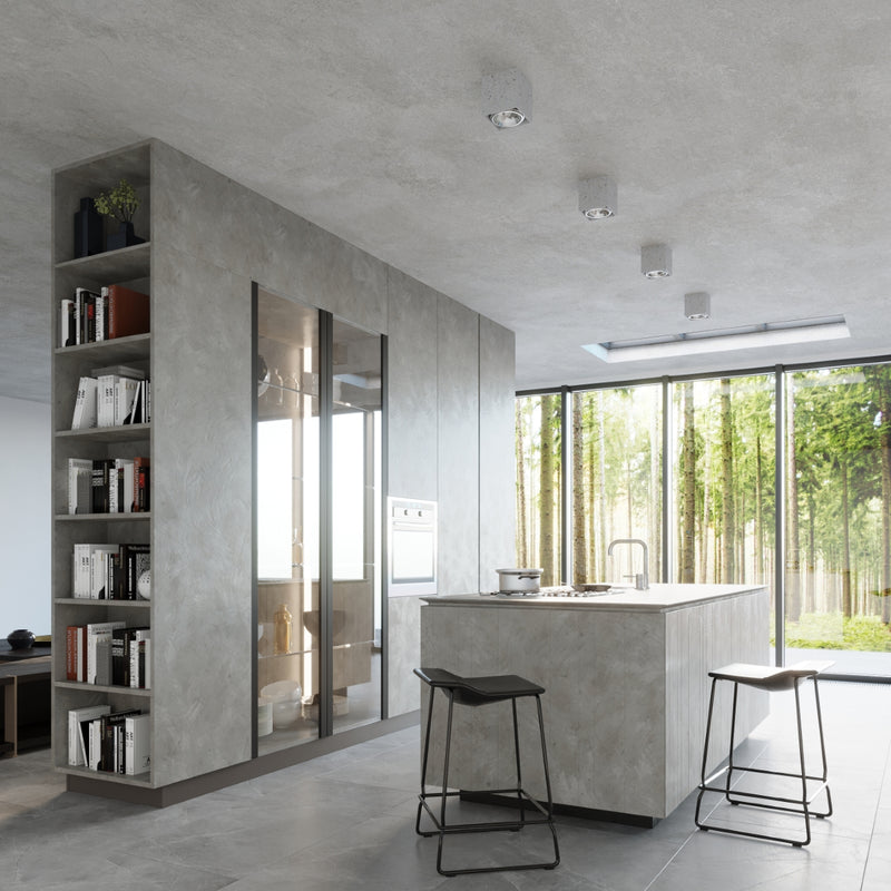 VALDE concrete ceiling light